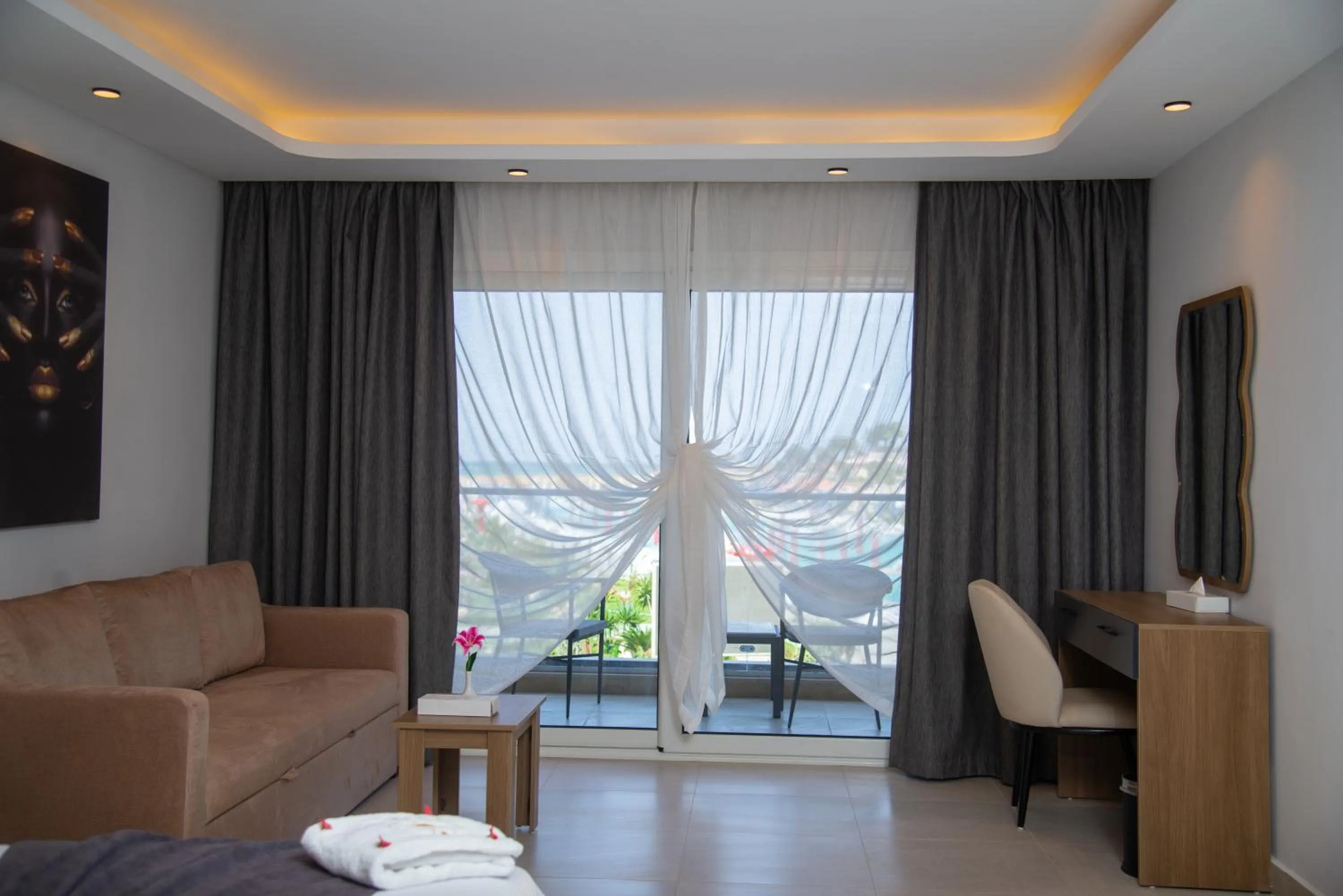 Bed in Rewaya Majestic Resort