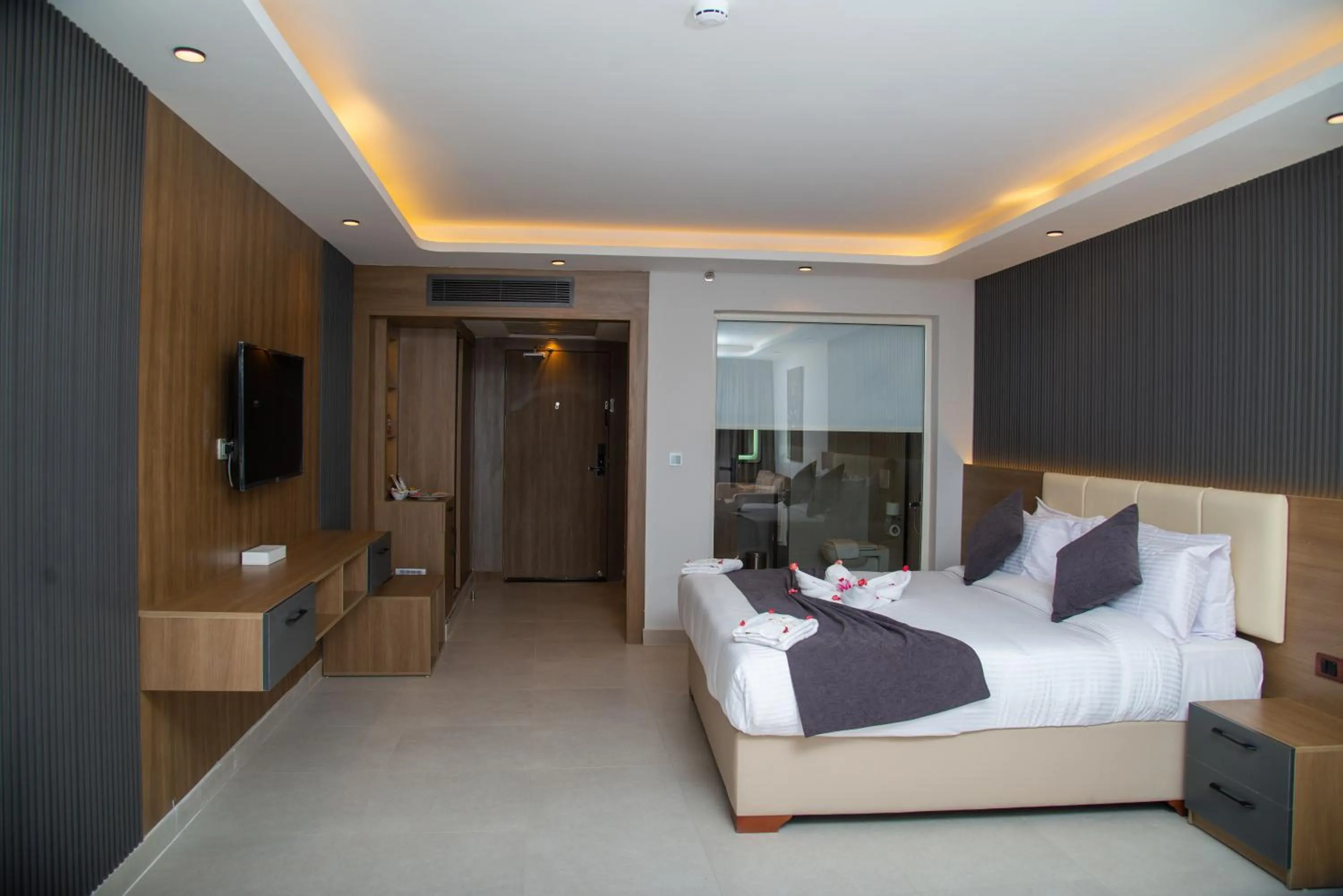 Bed in Rewaya Majestic Resort