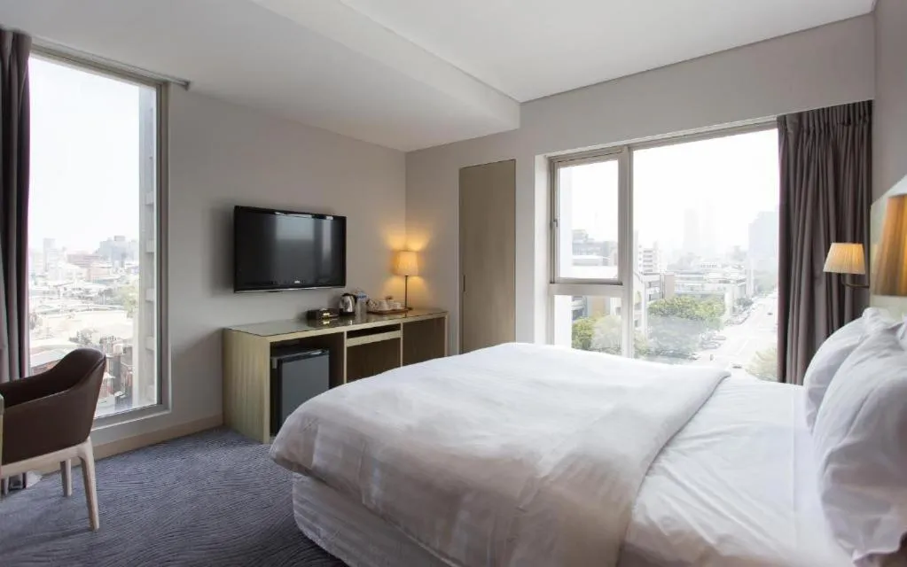 Bed in Lessing Hotel Qixian