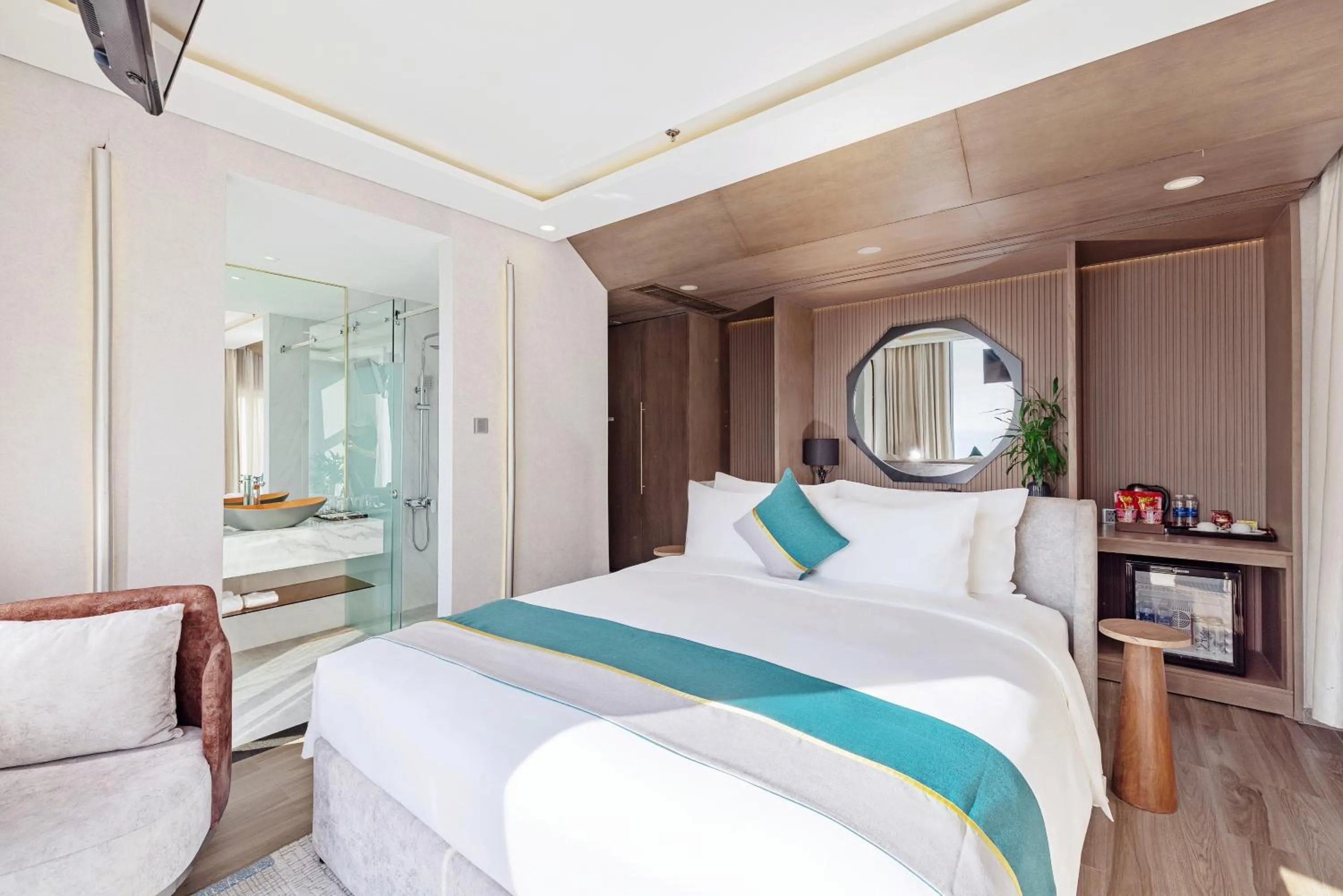 Bed in Cicilia Hotels & Spa Danang