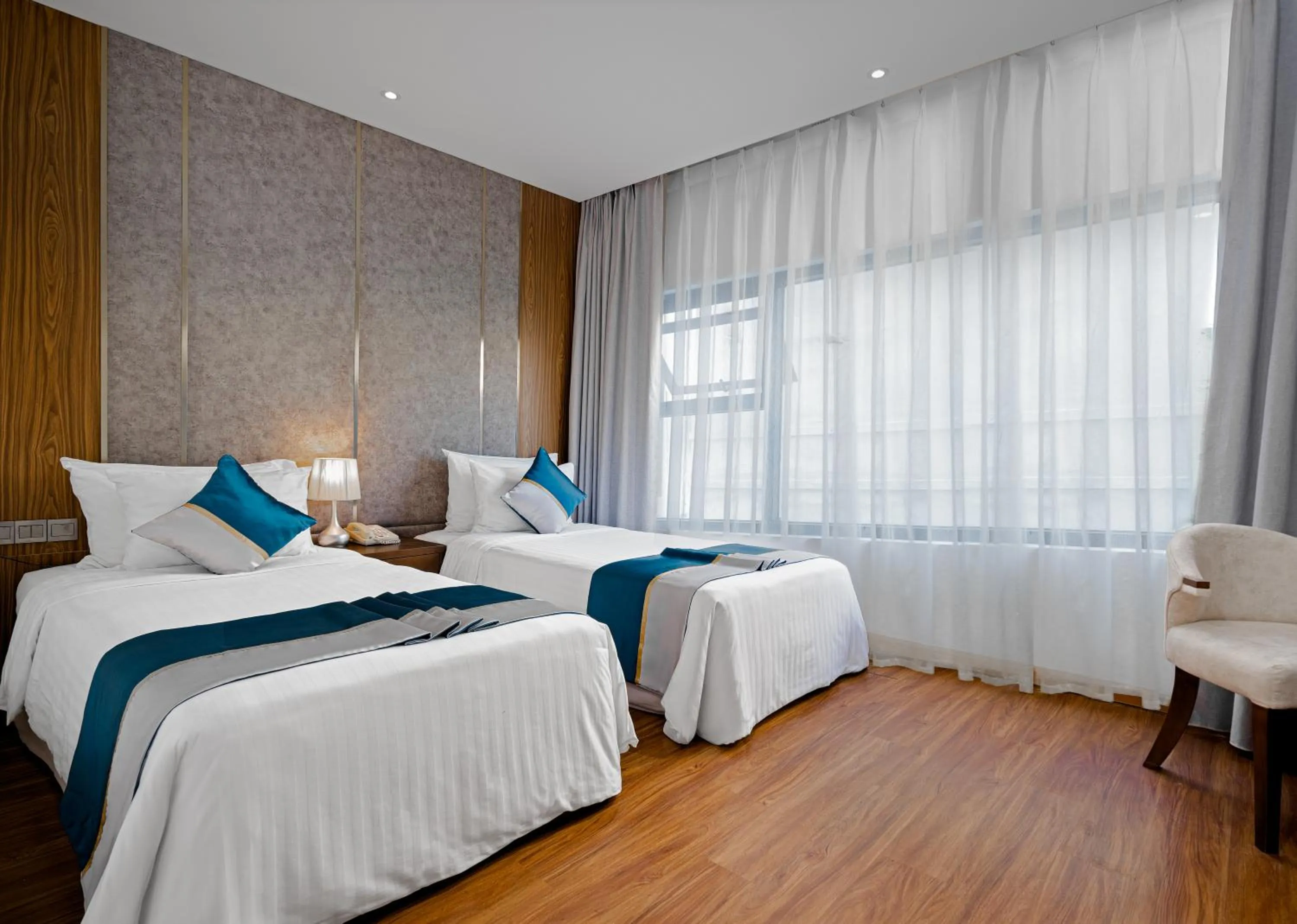 Bed in Cicilia Hotels & Spa Danang