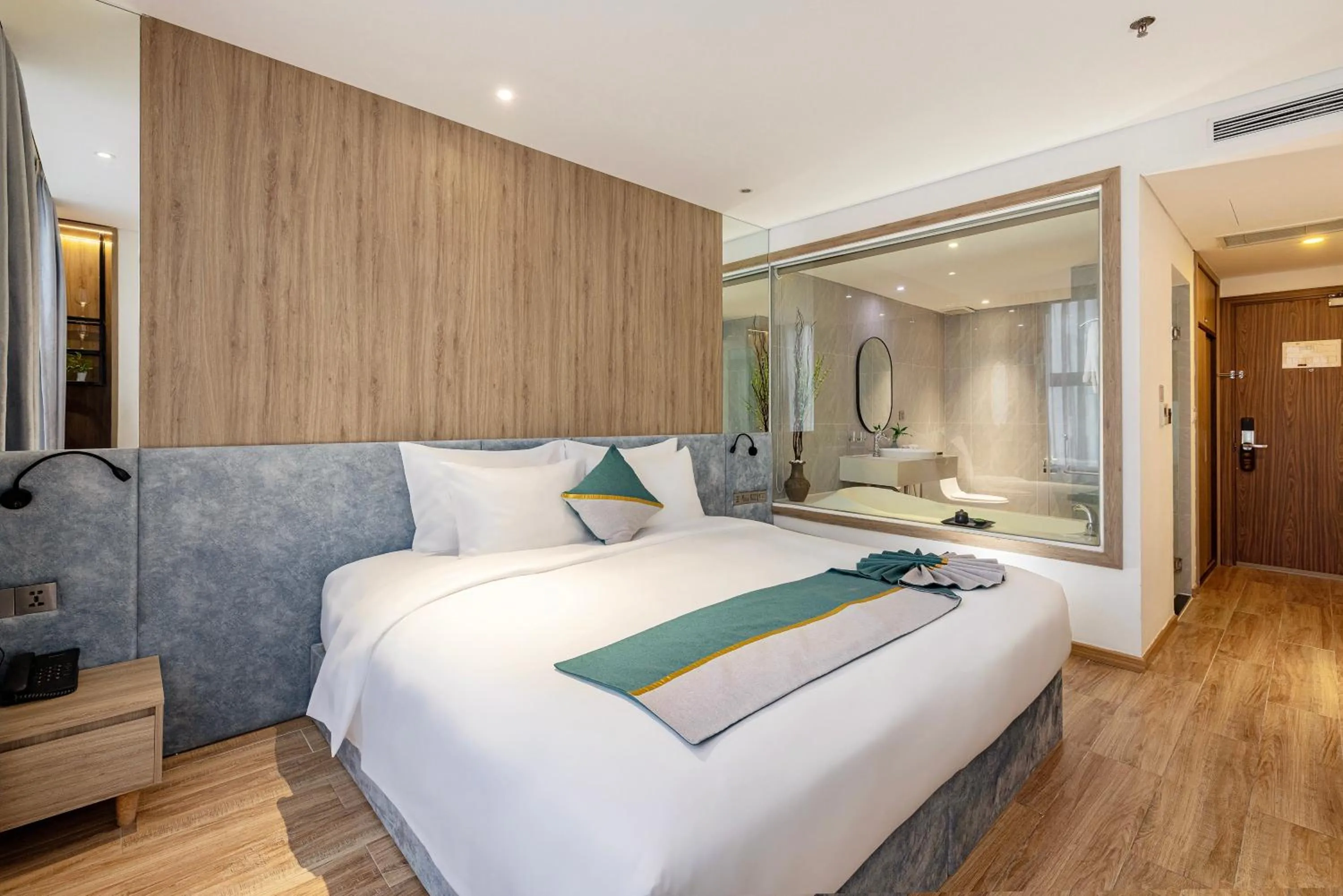 Bed in Cicilia Hotels & Spa Danang