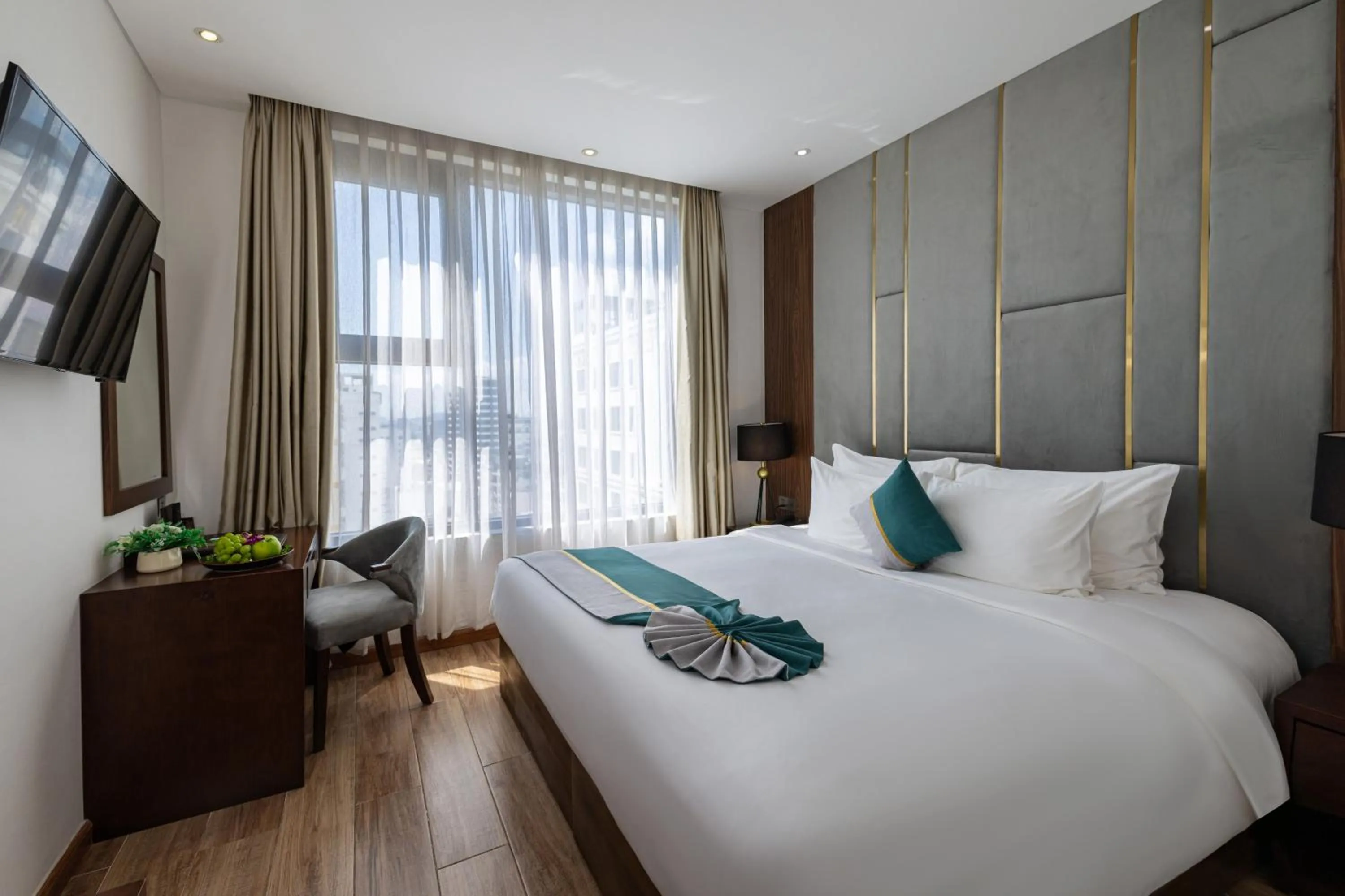 Bed in Cicilia Hotels & Spa Danang