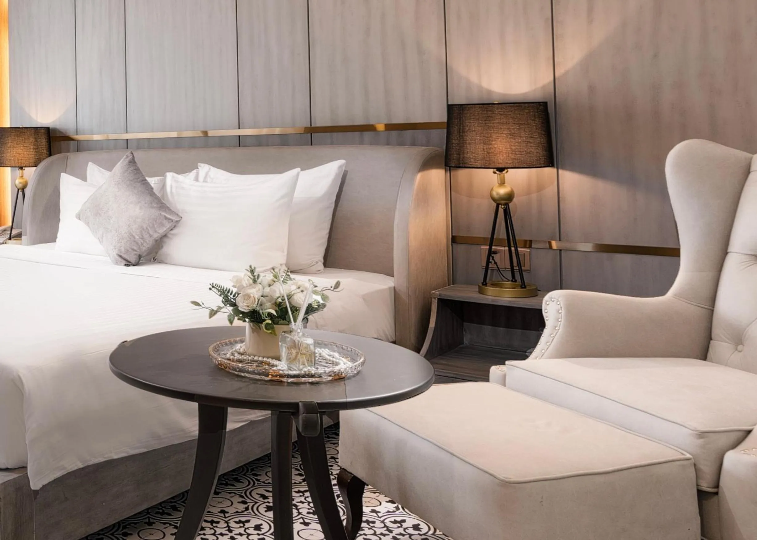 Bed in Cicilia Hotels & Spa Danang