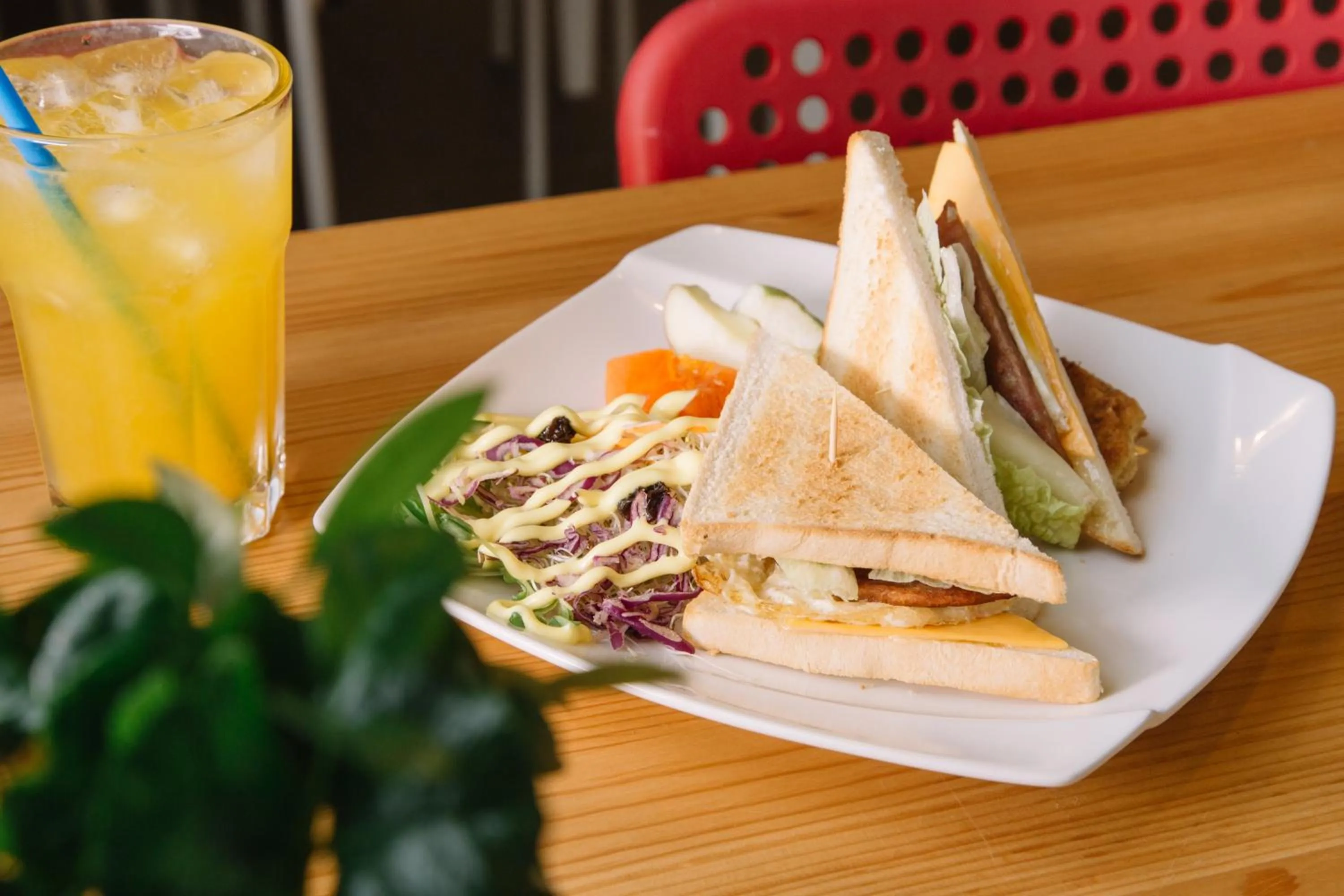 Food close-up in Oats B&B