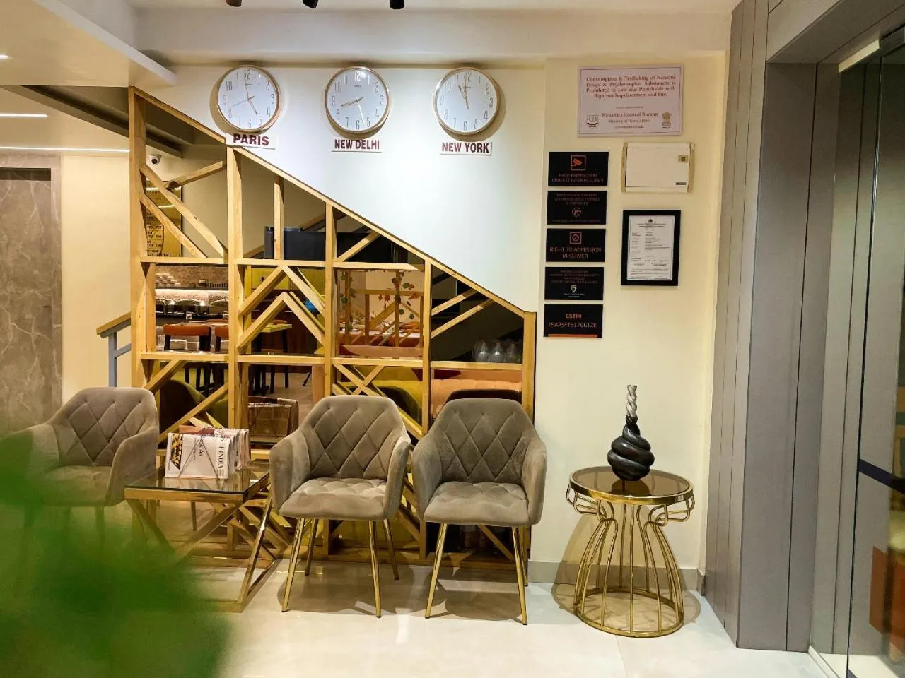 Seating area in Triton Suites By Bestinn Leisure