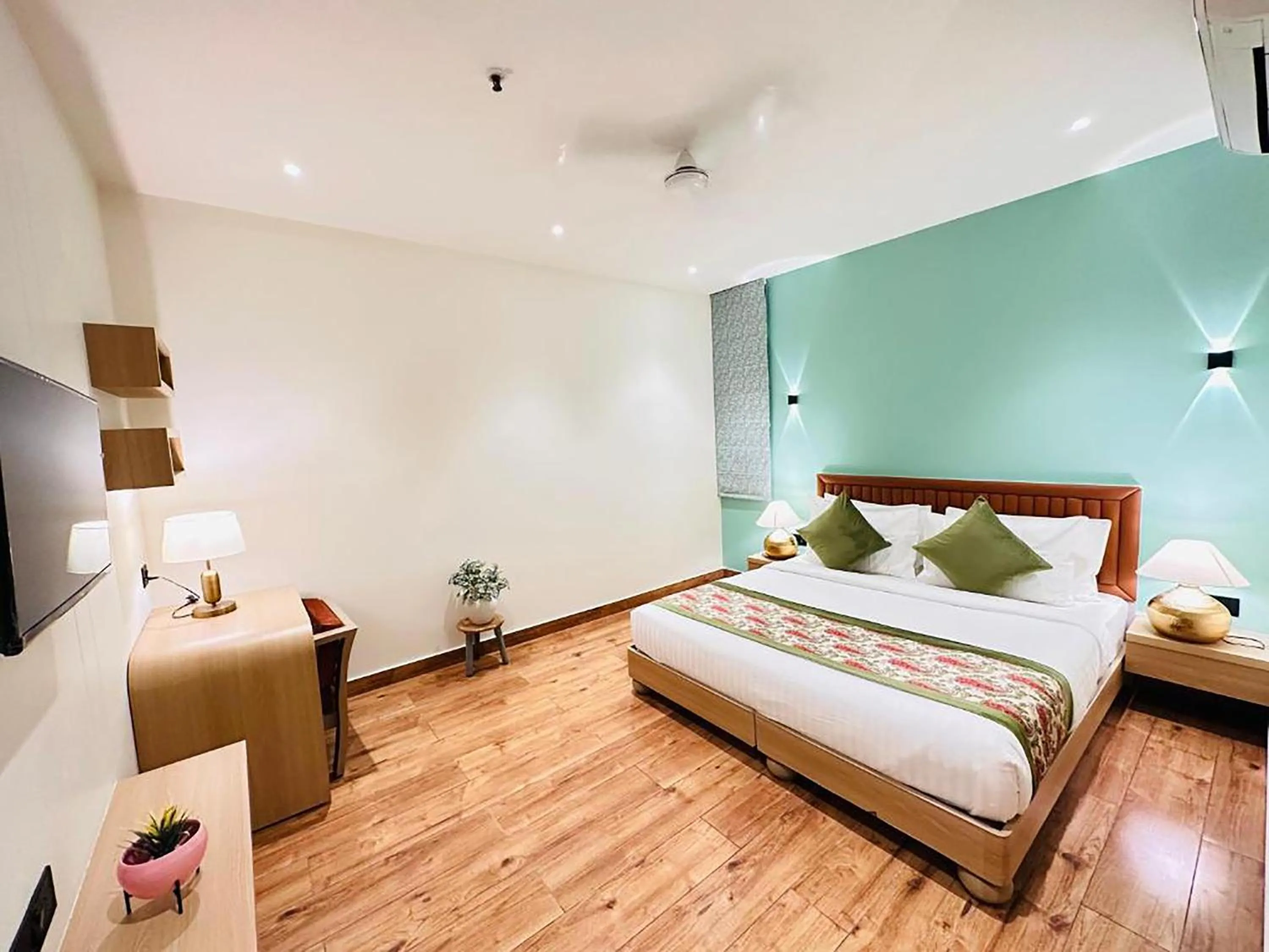 Bed in Hotel Punj E Tara Anand Vihar Vaishali Ghaziabad