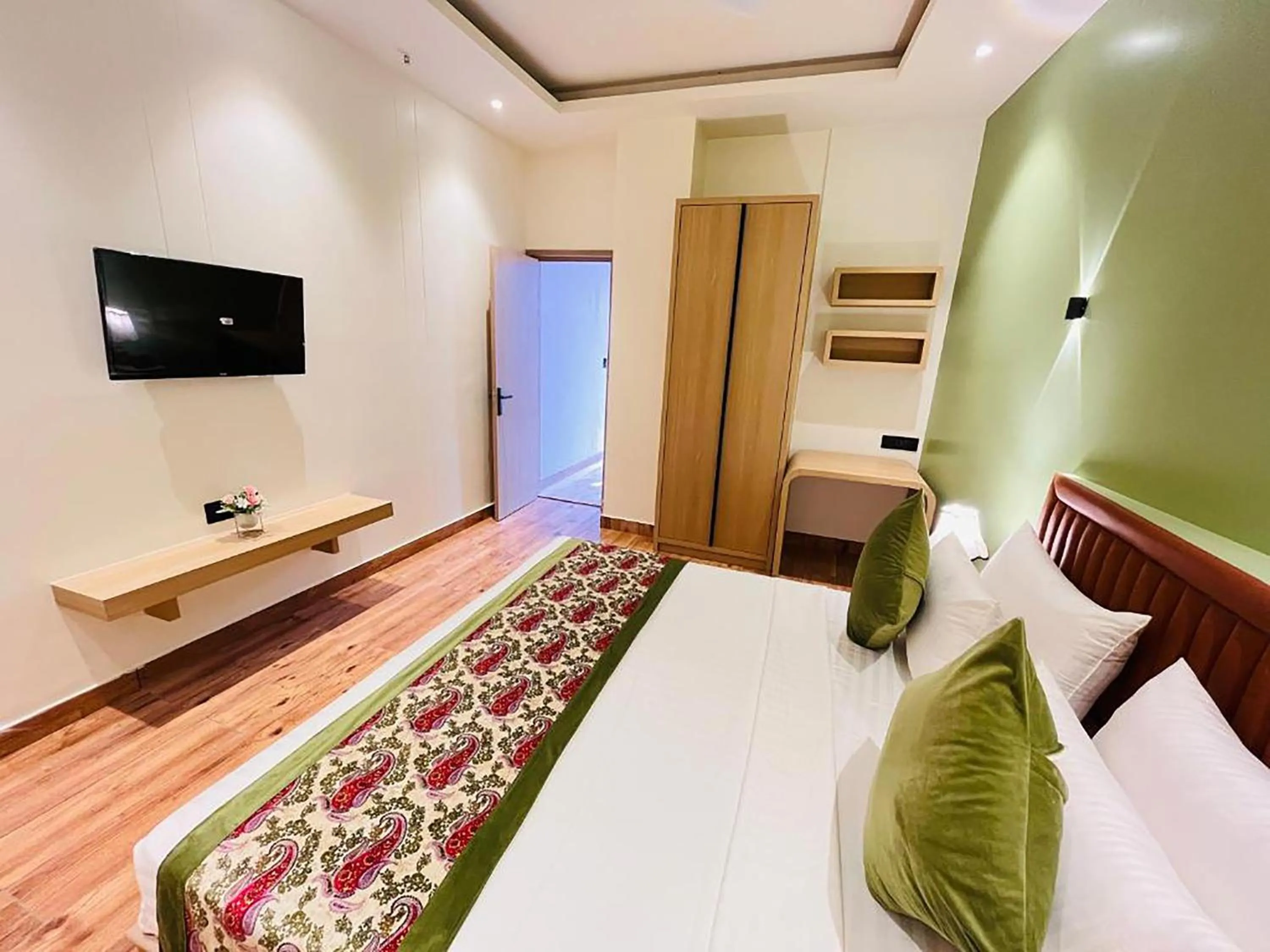 Bed in Hotel Punj E Tara Anand Vihar Vaishali Ghaziabad