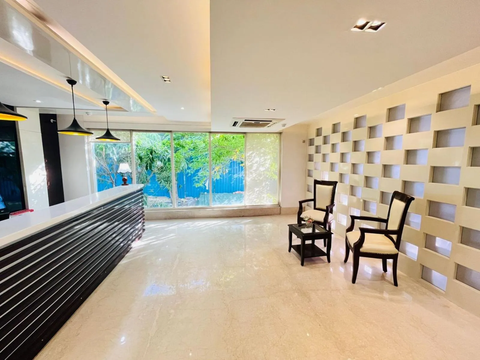 Seating area in Hotel Grand Stay