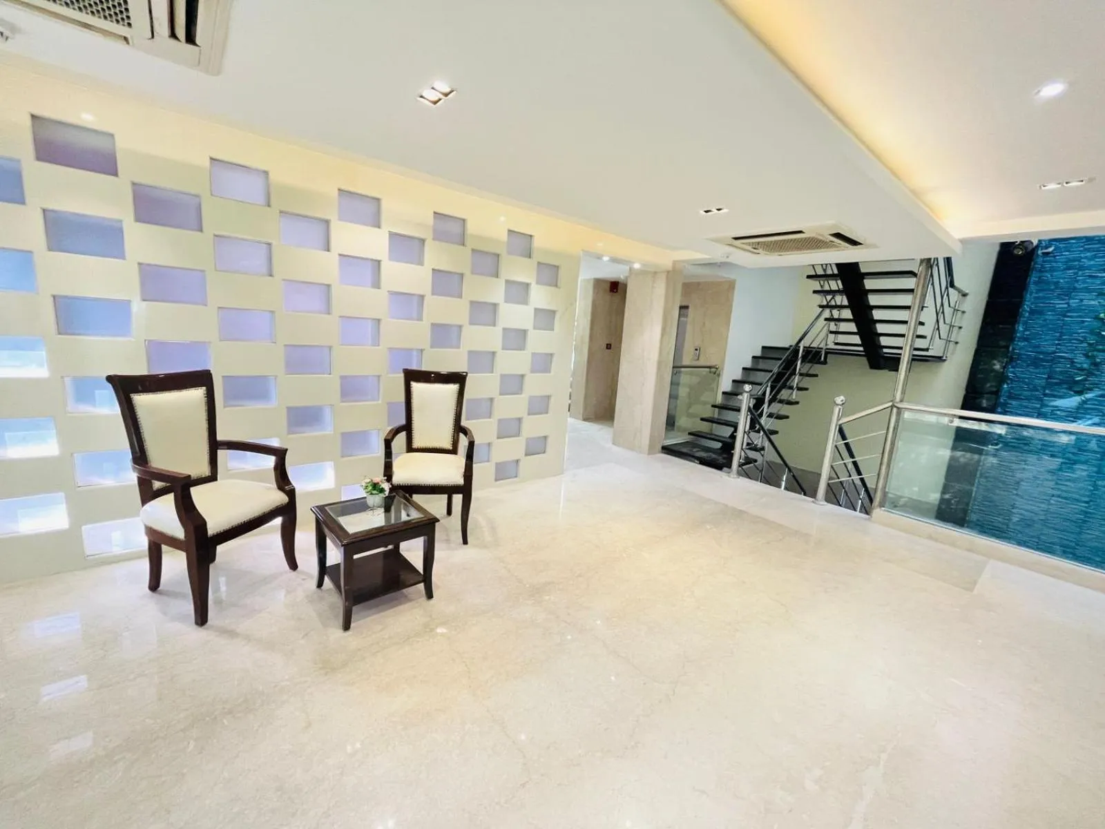 Seating area in Hotel Grand Stay