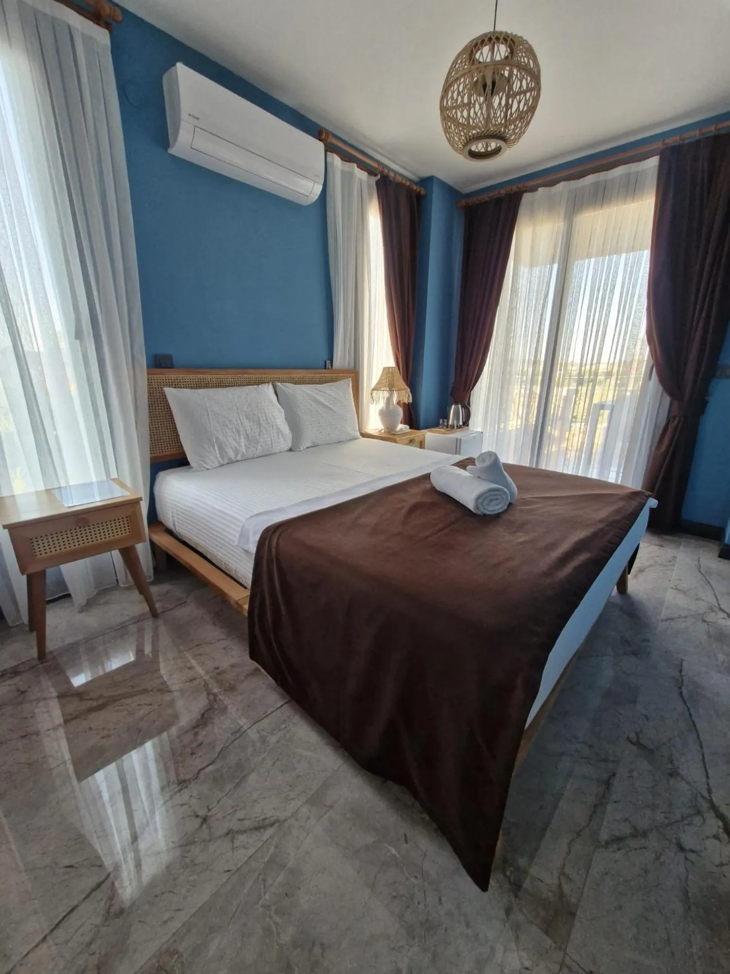 Bed in Velder House Urla