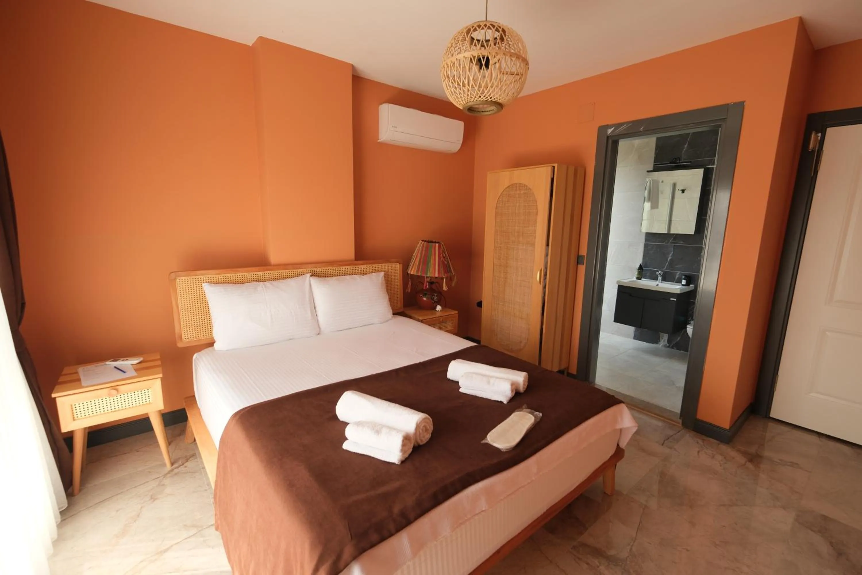 Bed in Velder House Urla