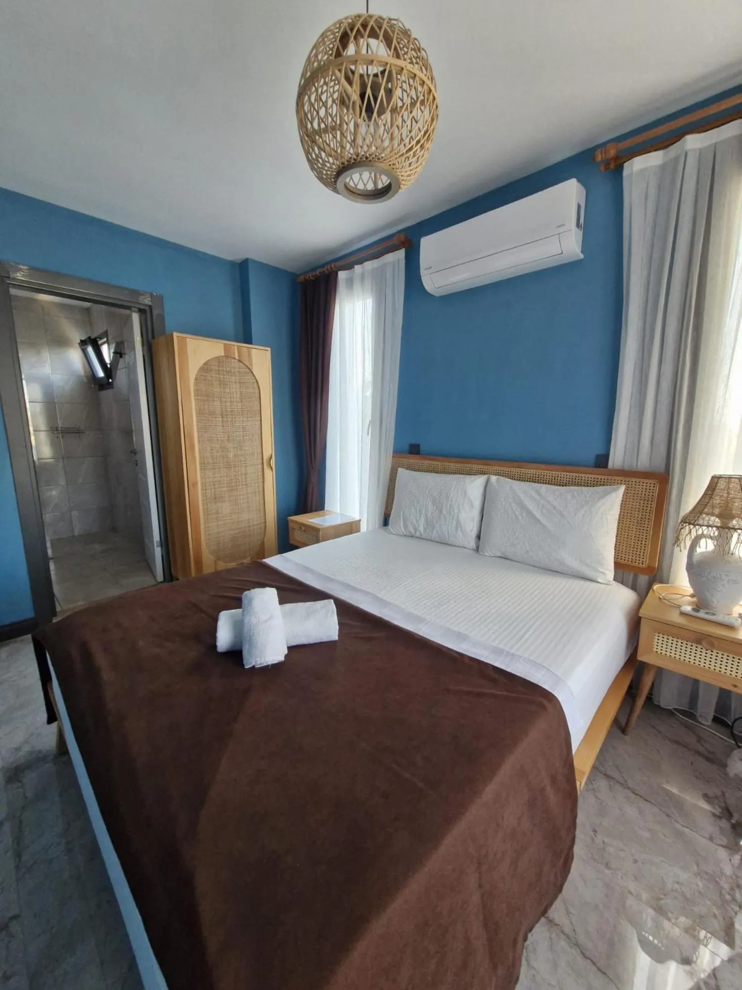 Bed in Velder House Urla