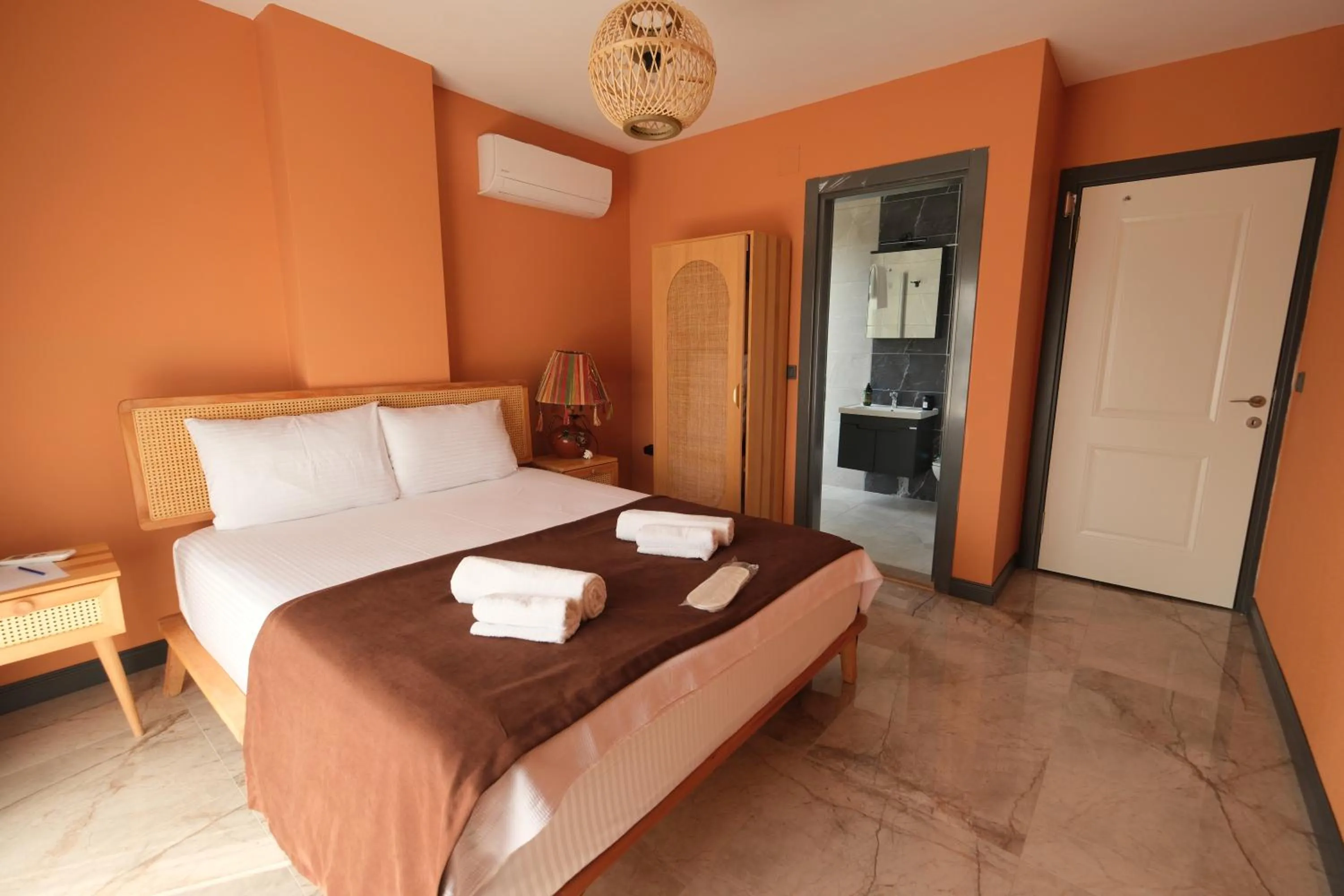 Bed in Velder House Urla