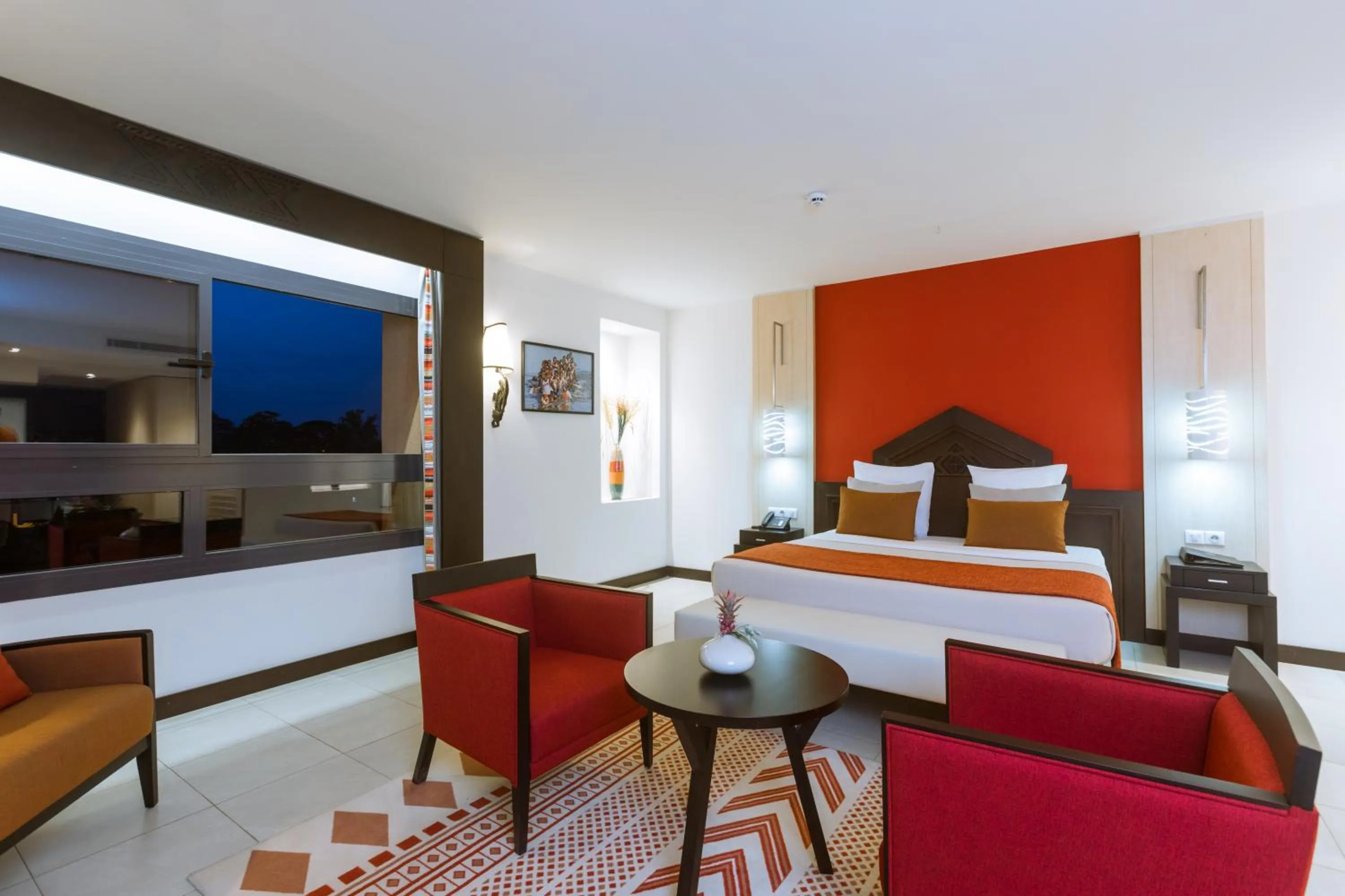 Bedroom, Bed in Azalaï Hôtel Bamako