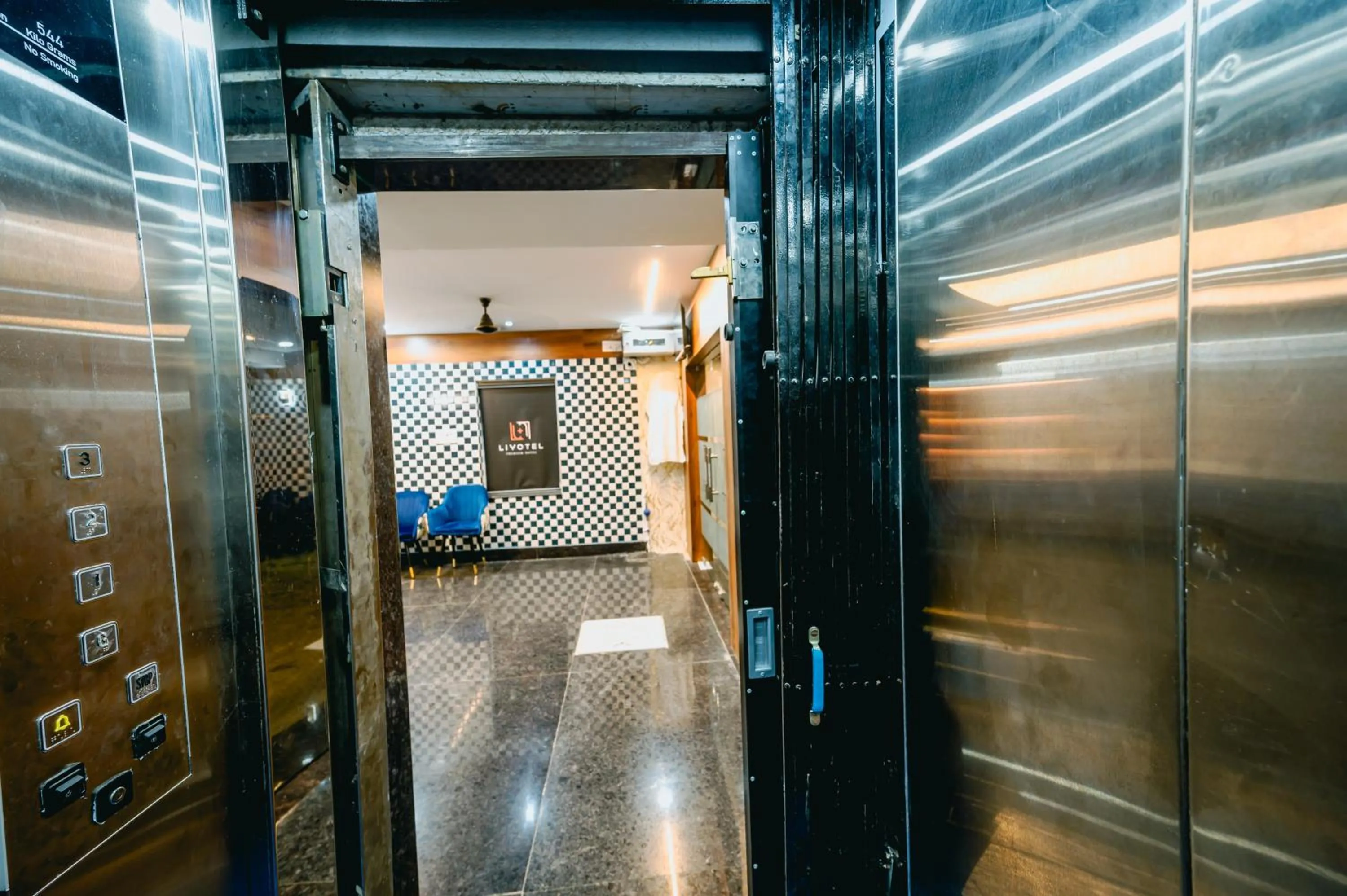 elevator in Livotel Premium Hotel