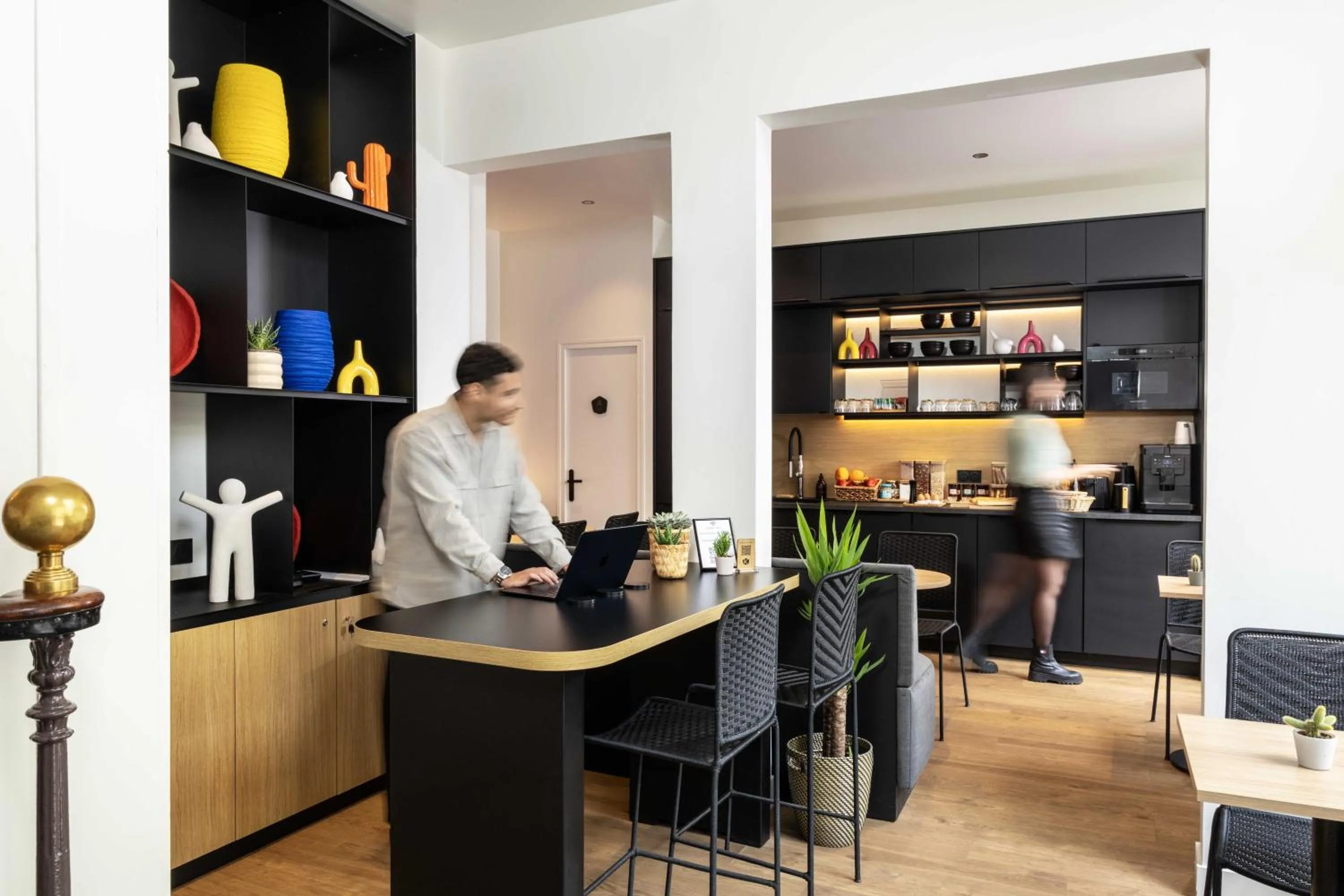 Lobby or reception in Hôtel Korner Châtelet