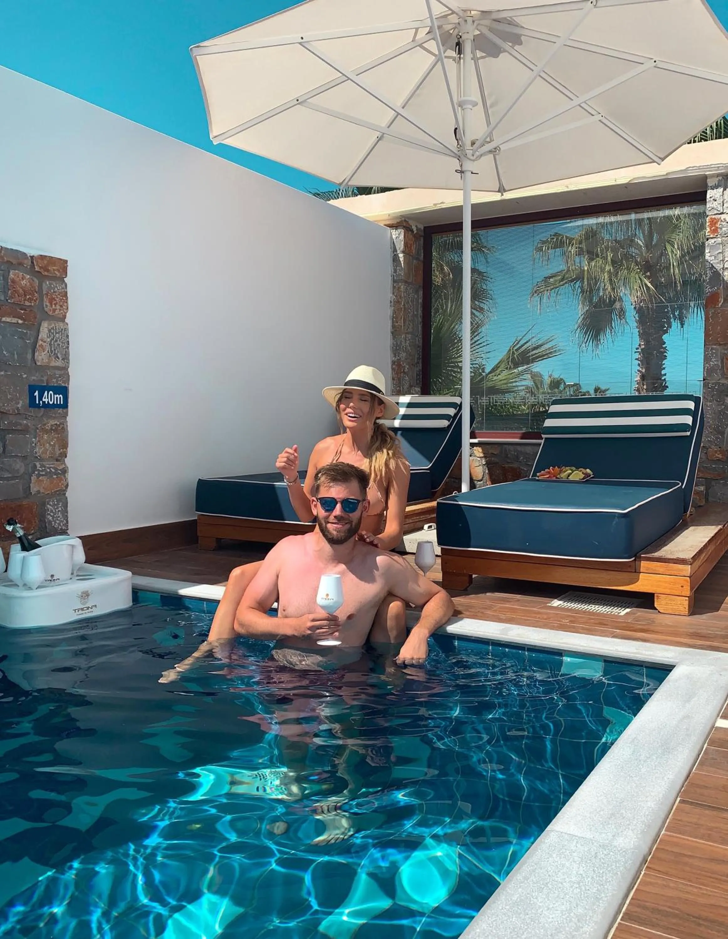 Swimming pool in Minos Imperial Luxury Beach Resort & Spa Milatos