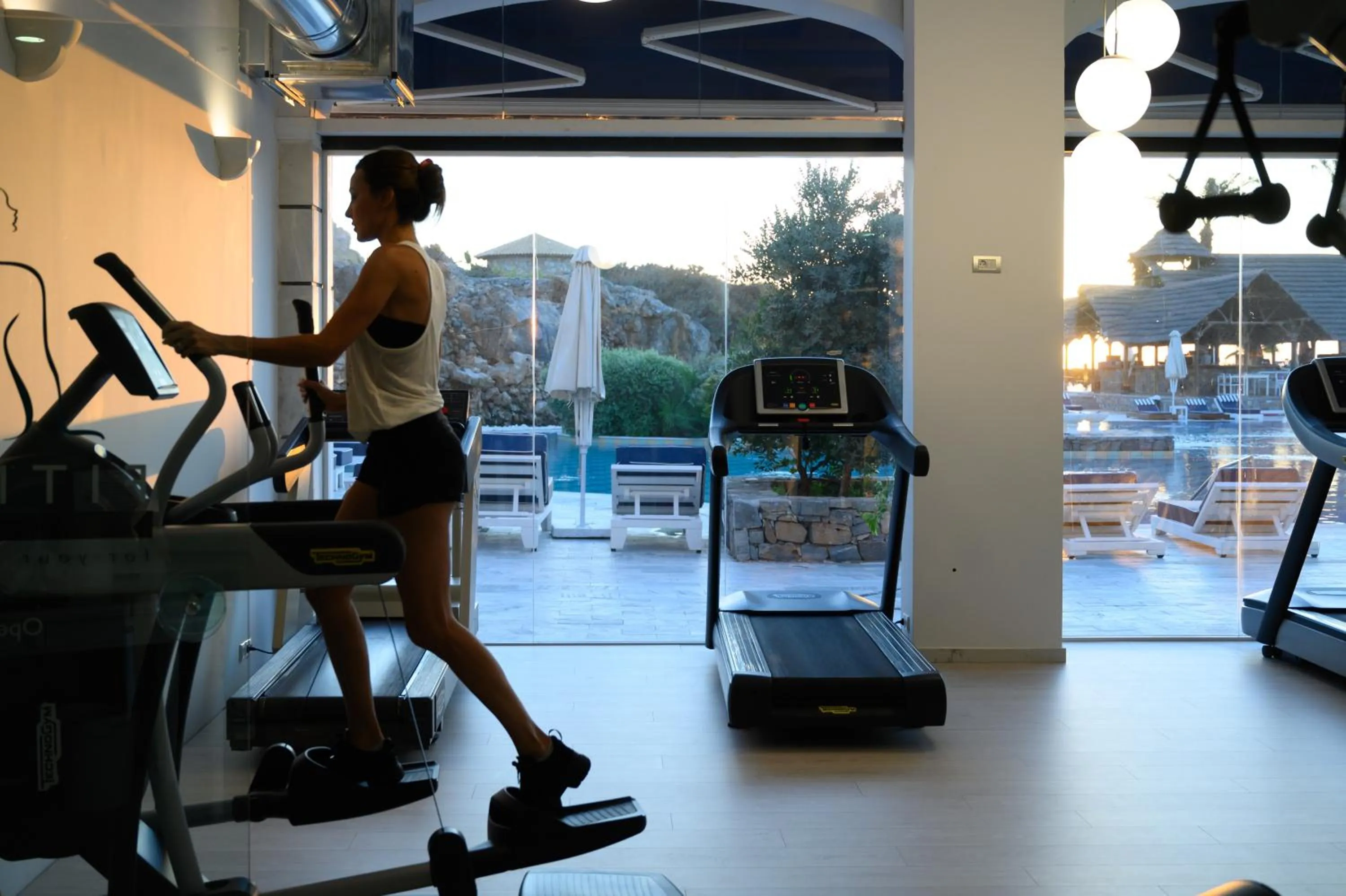 Fitness centre/facilities in Minos Imperial Luxury Beach Resort & Spa Milatos