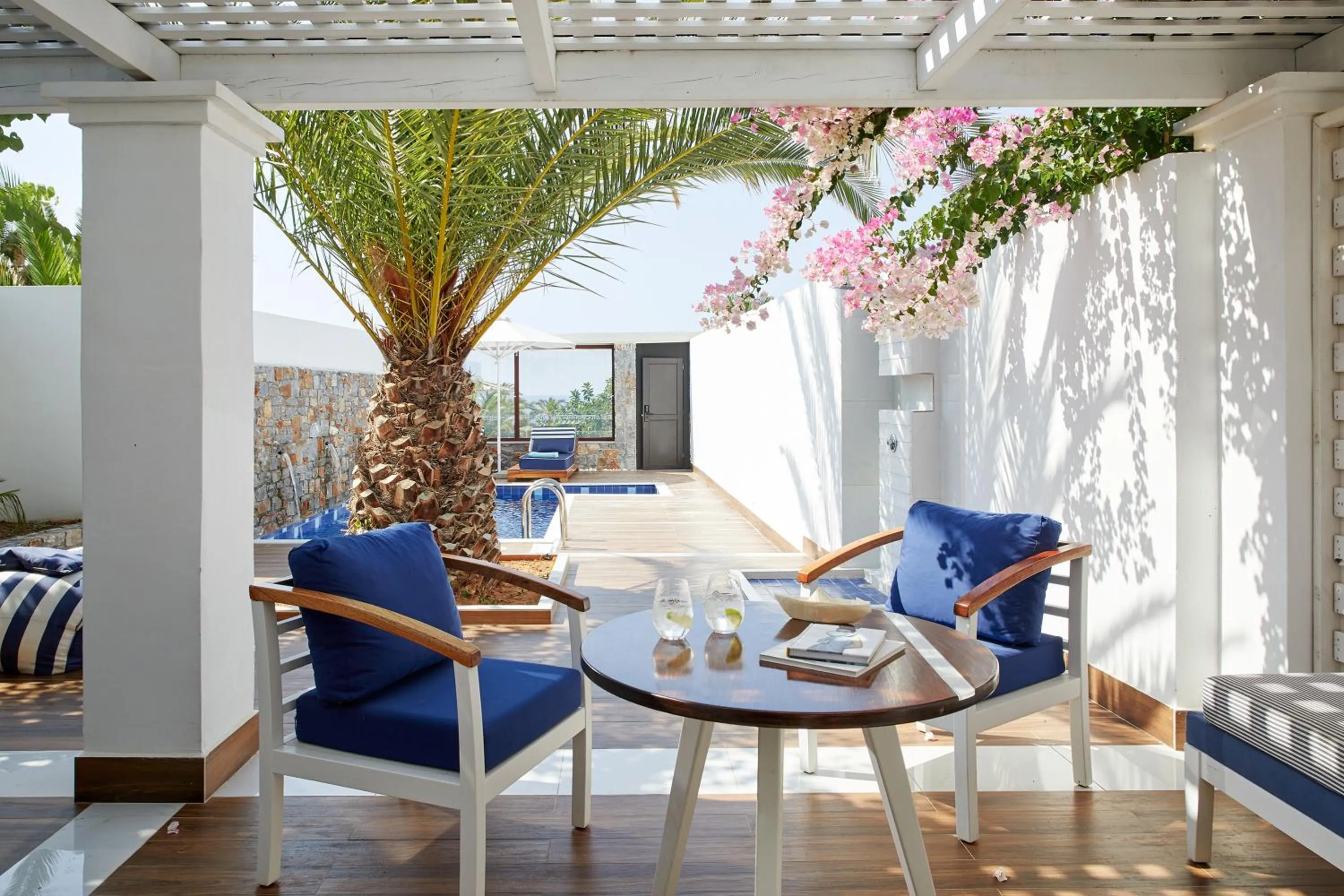 Balcony/Terrace in Minos Imperial Luxury Beach Resort & Spa Milatos