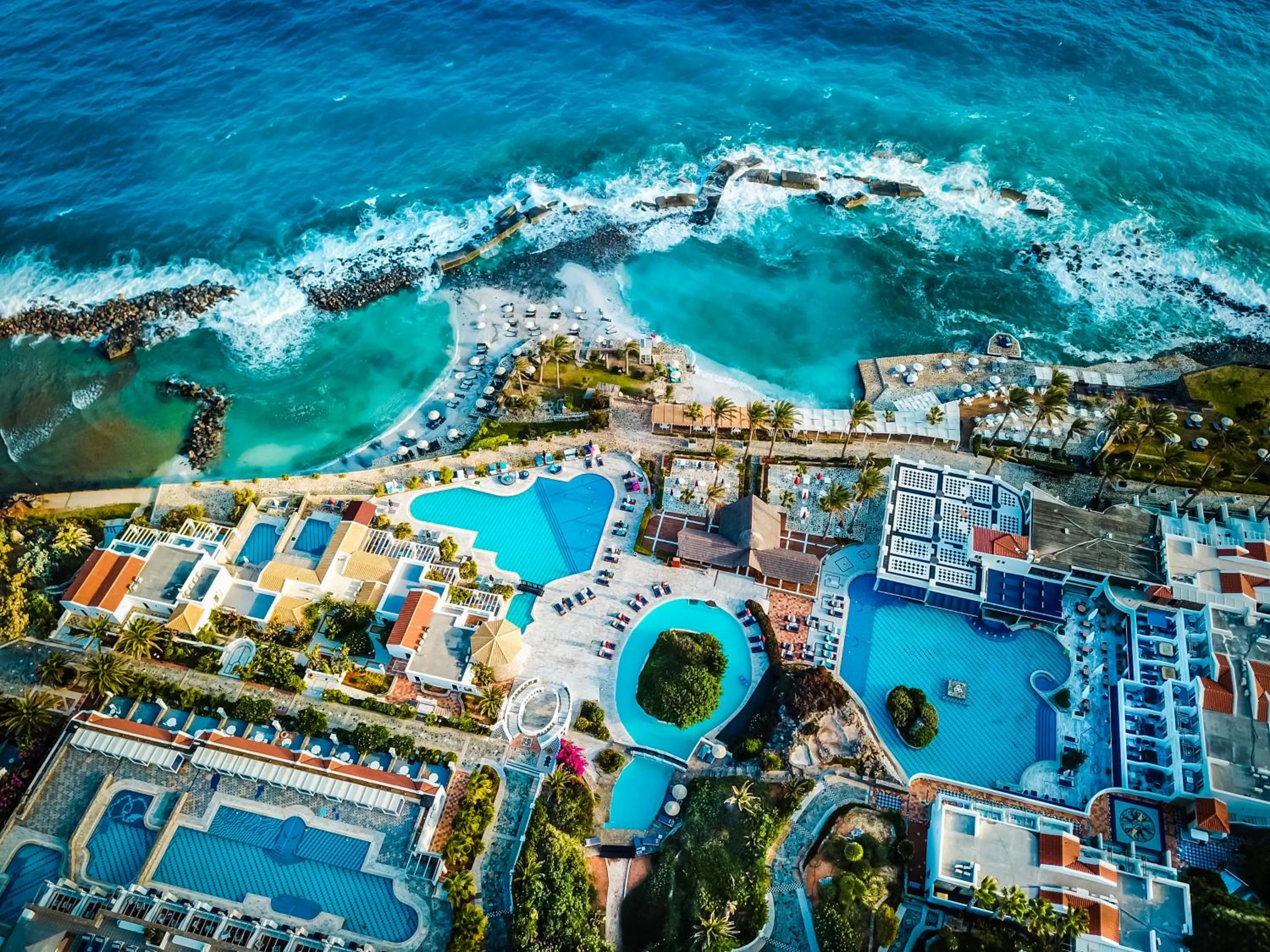 Bird's eye view in Minos Imperial Luxury Beach Resort & Spa Milatos