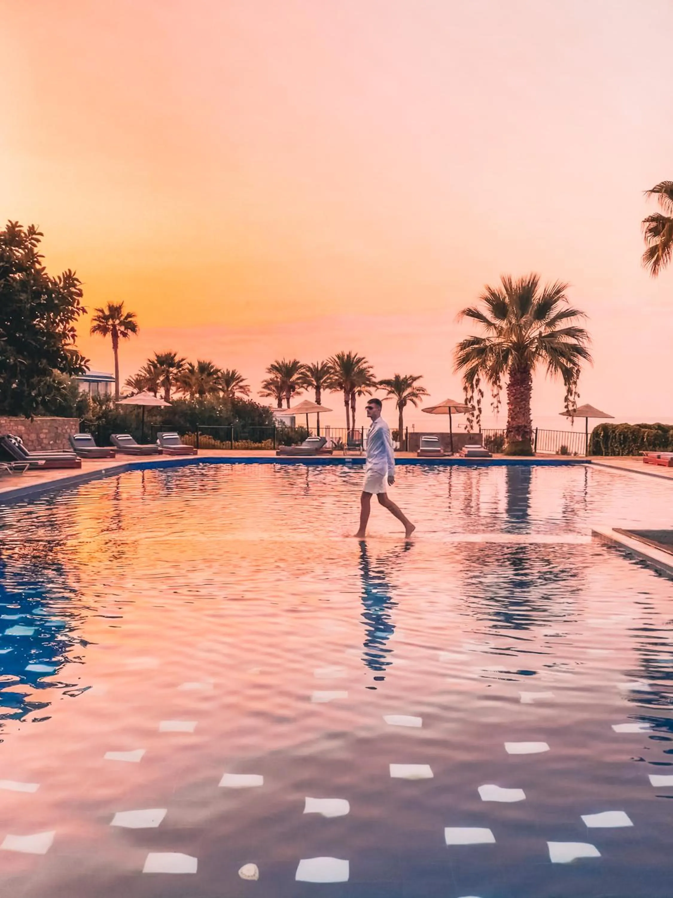 Swimming pool in Minos Imperial Luxury Beach Resort & Spa Milatos