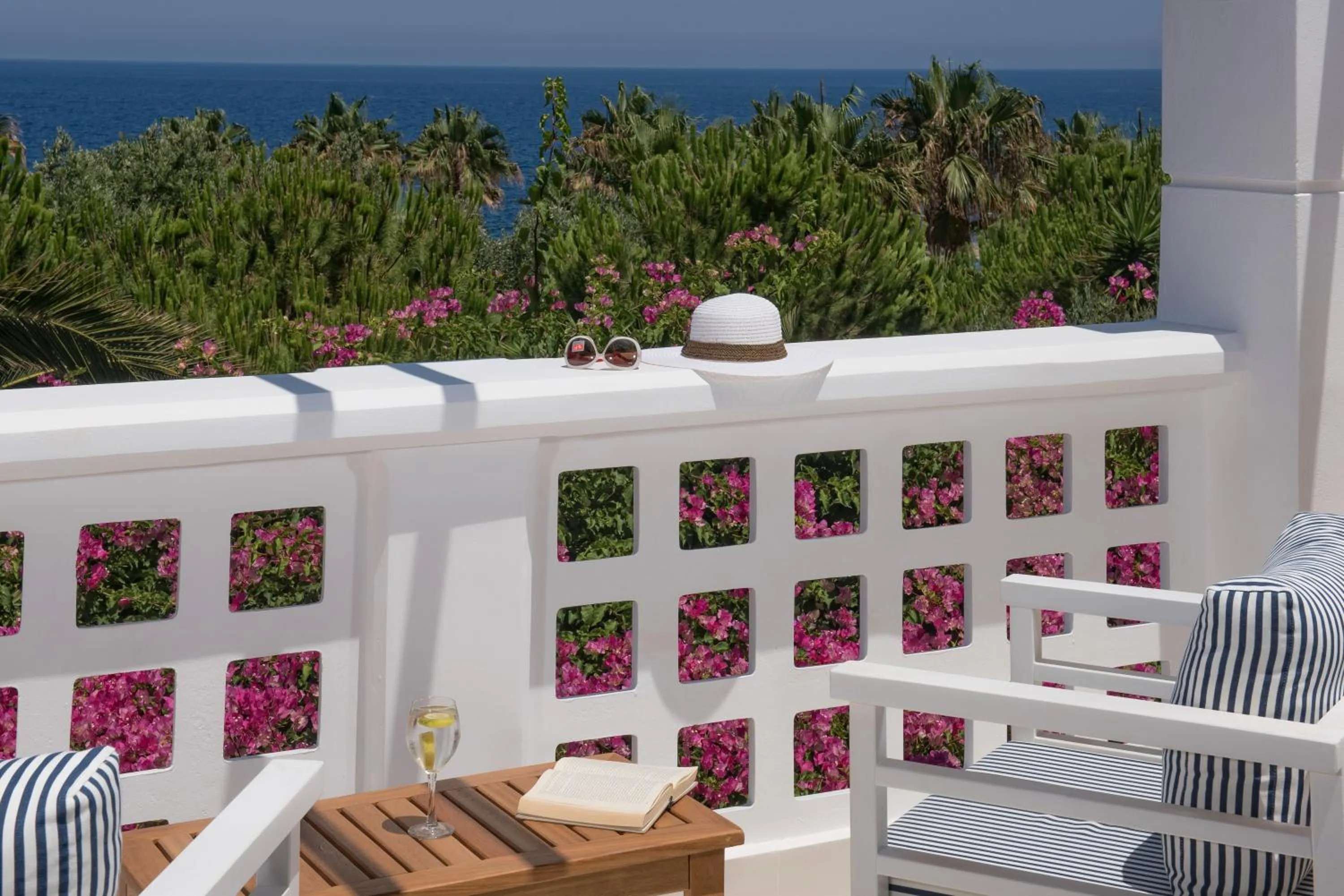 Balcony/Terrace in Minos Imperial Luxury Beach Resort & Spa Milatos