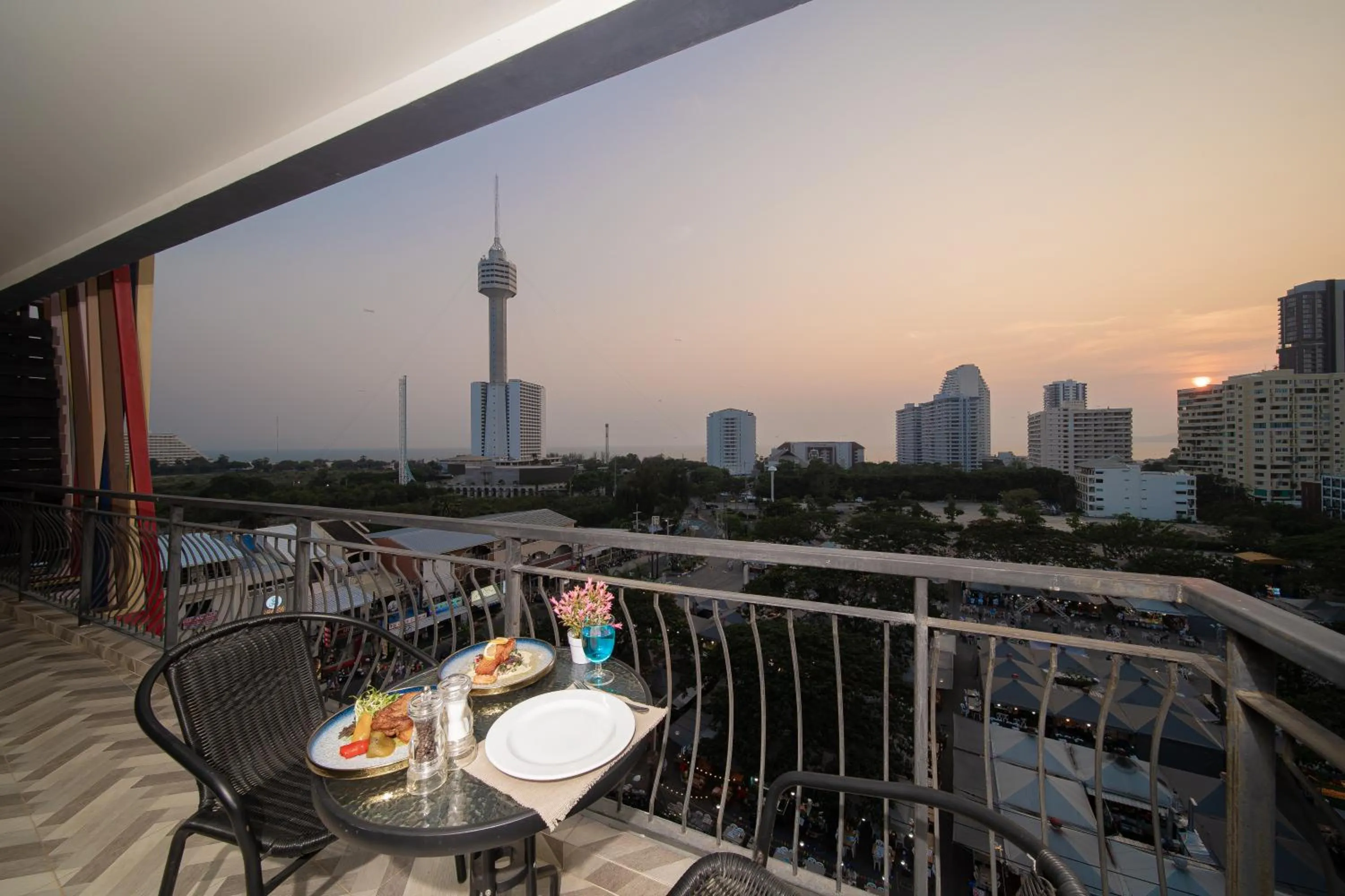 Balcony/Terrace in Royal Prince Resort Pattaya