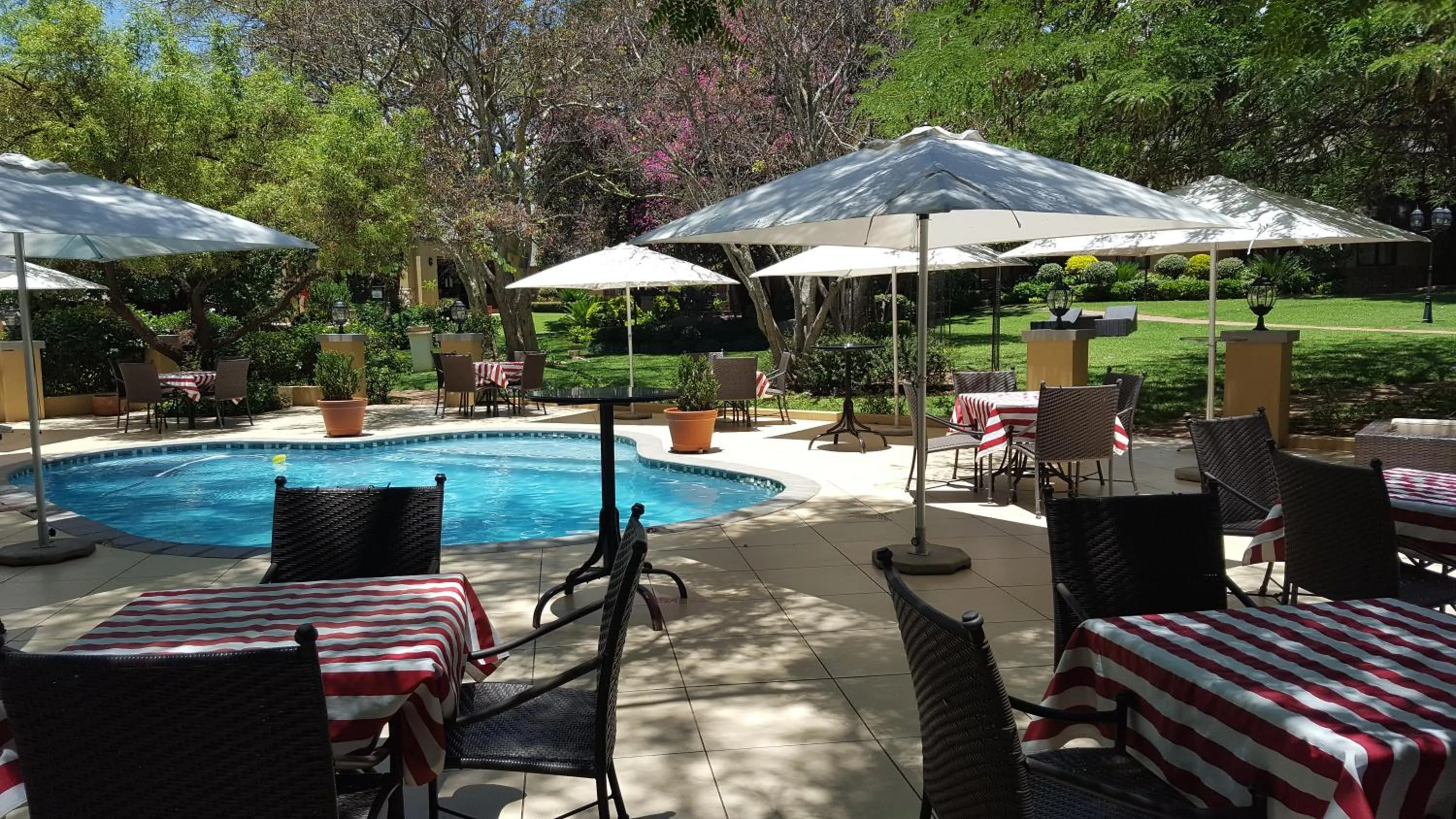 Patio in Black Eagle Hotel & Spa