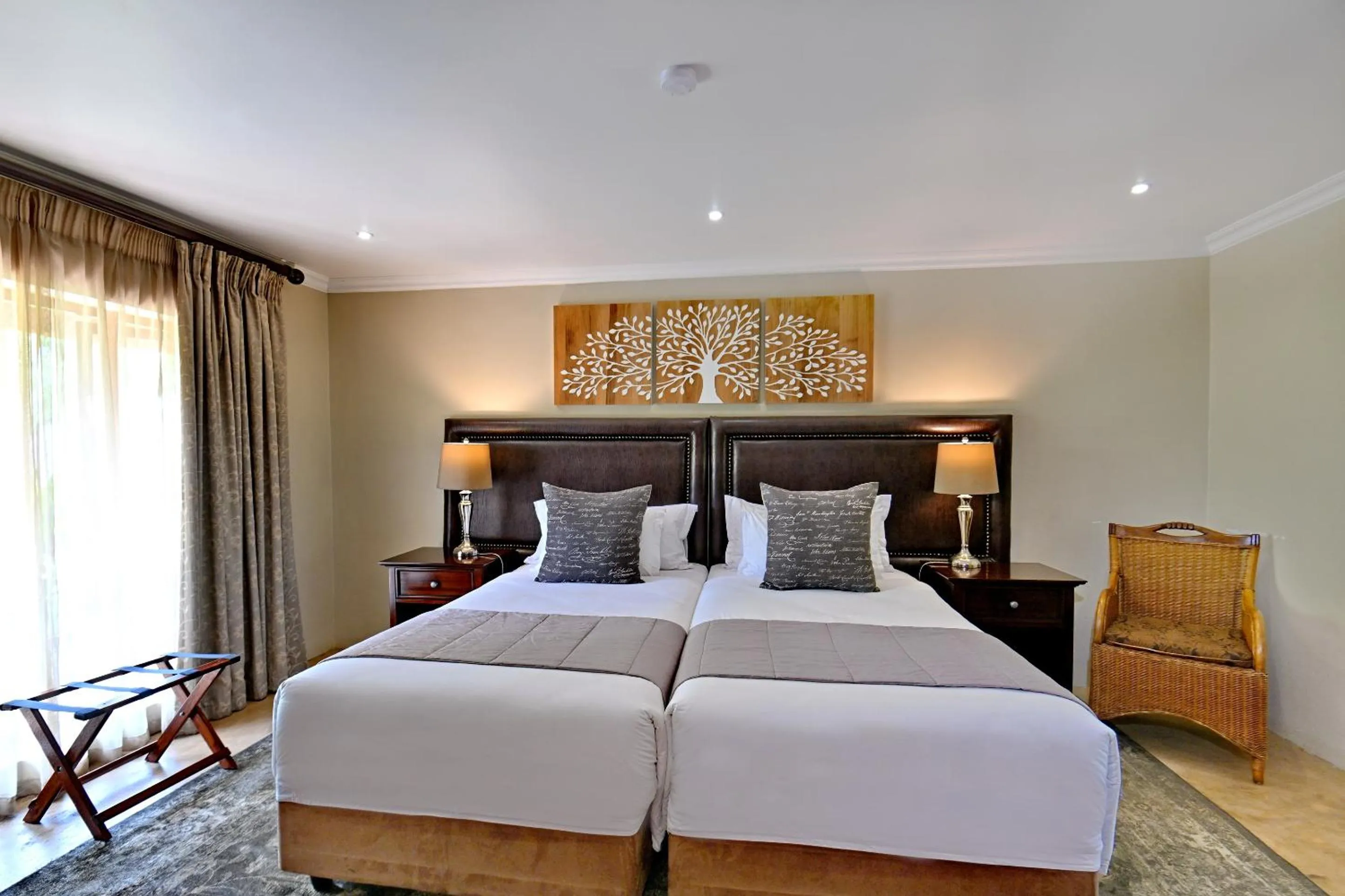 Bed in Black Eagle Hotel & Spa