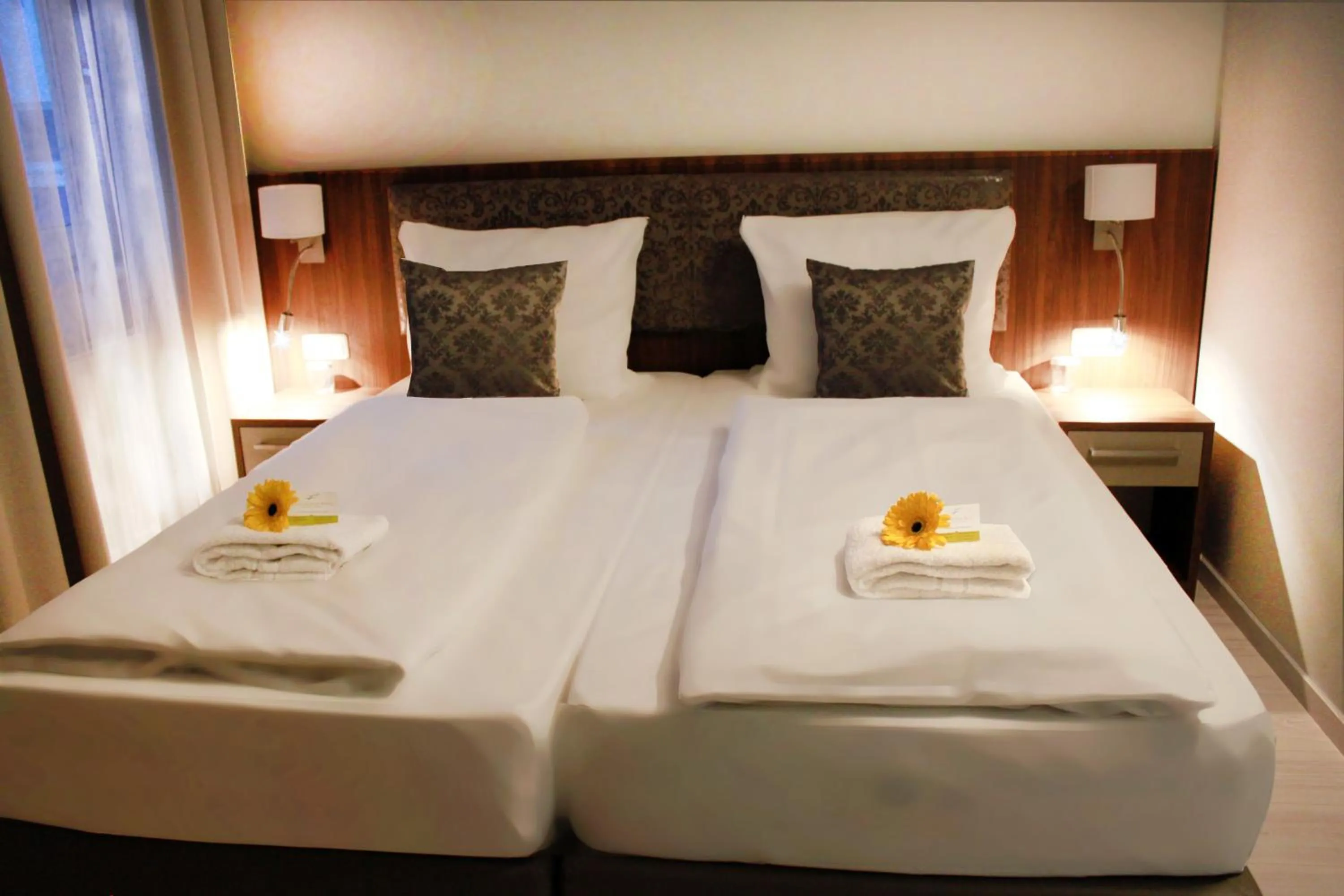 Bed in Anor Hotel & Conference Center Frankfurt Airport