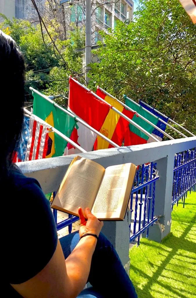 Balcony/Terrace in ROOMIES HOSTEL Roma