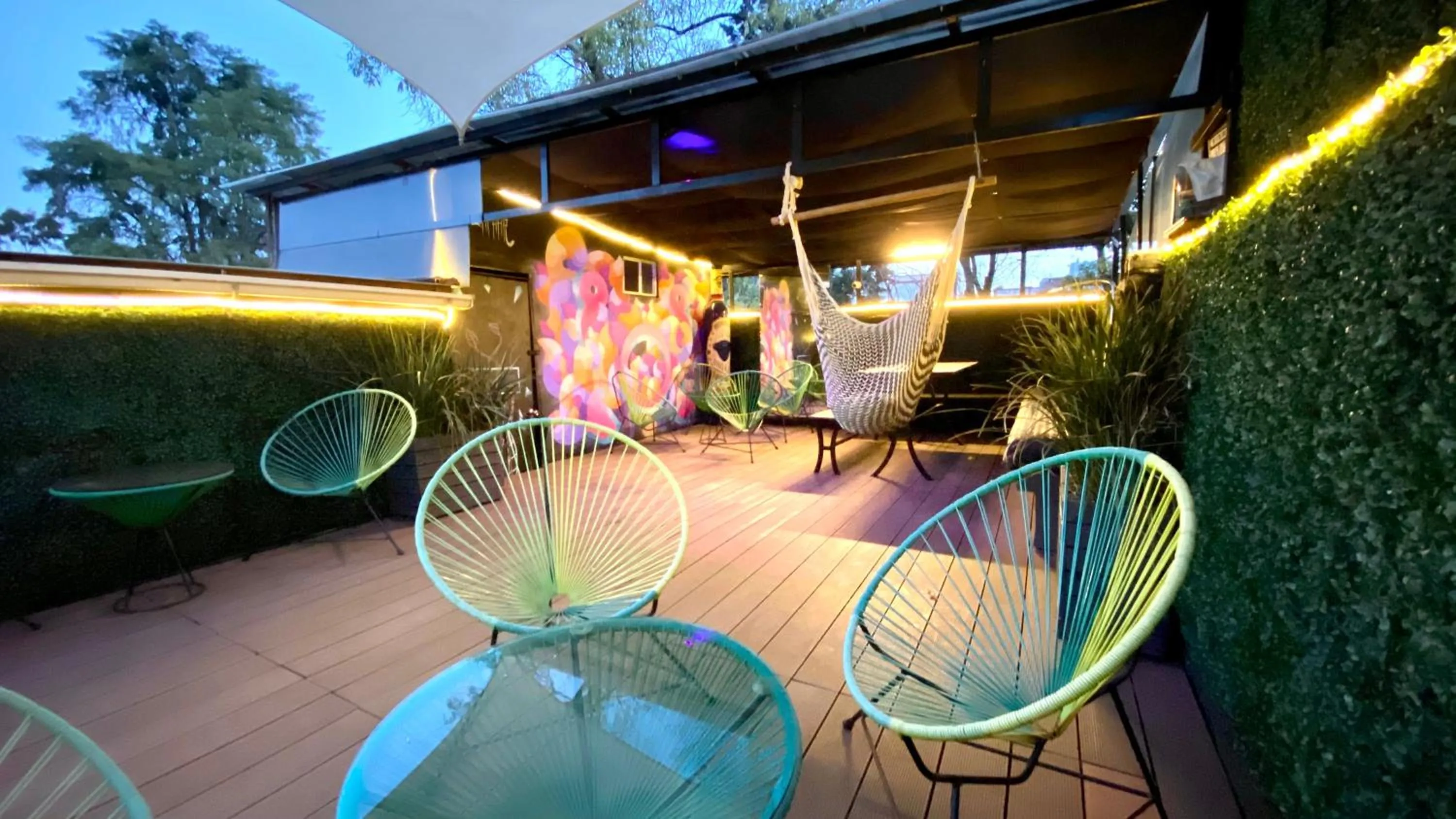 Balcony/Terrace in ROOMIES HOSTEL Roma