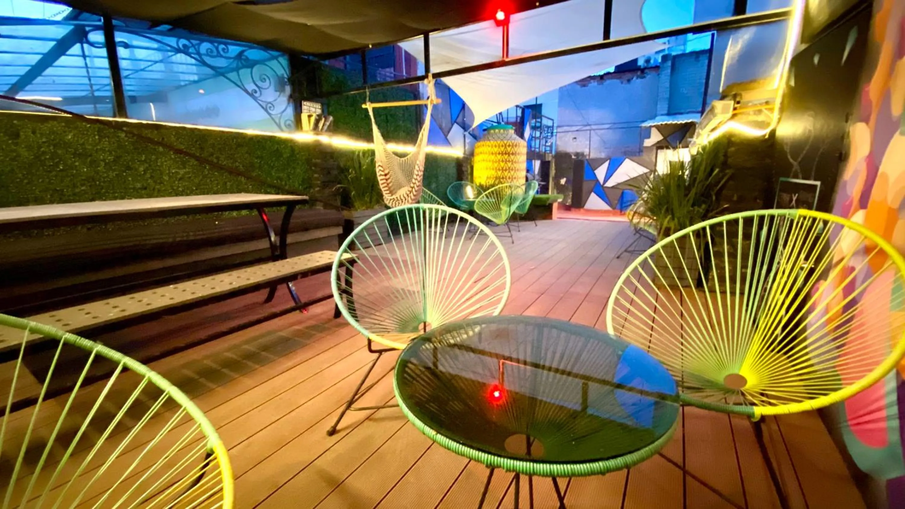 Balcony/Terrace in ROOMIES HOSTEL Roma