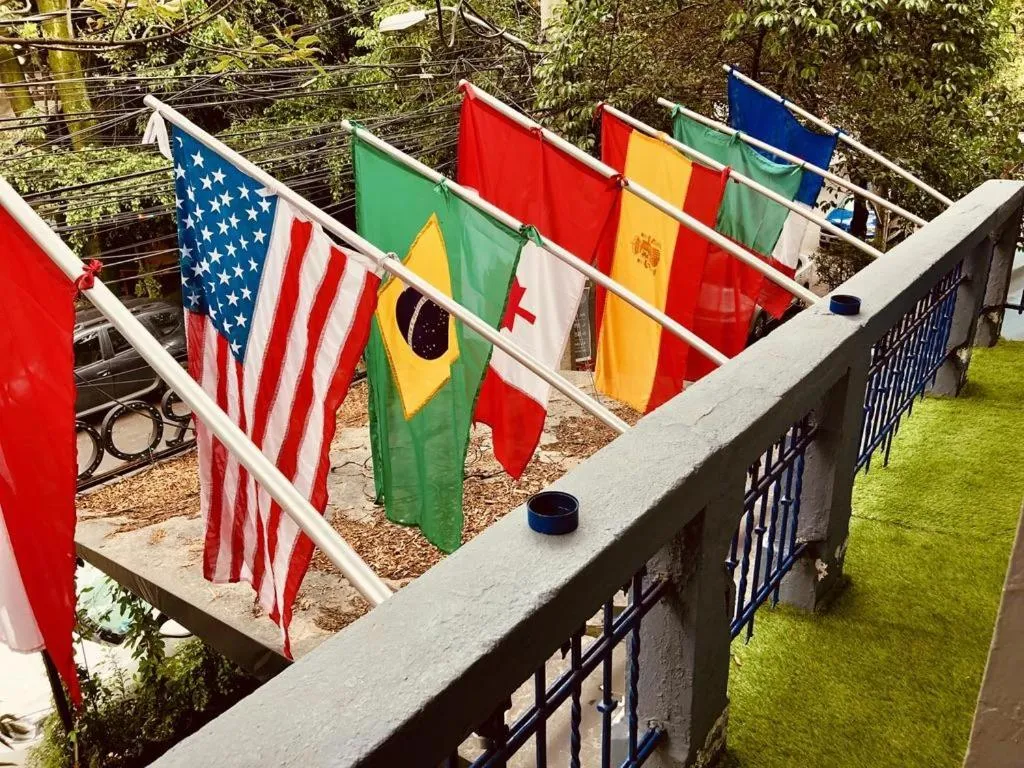 Balcony/Terrace in ROOMIES HOSTEL Roma