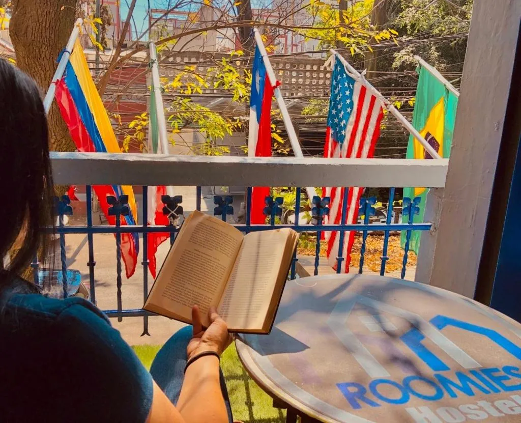 Balcony/Terrace in ROOMIES HOSTEL Roma