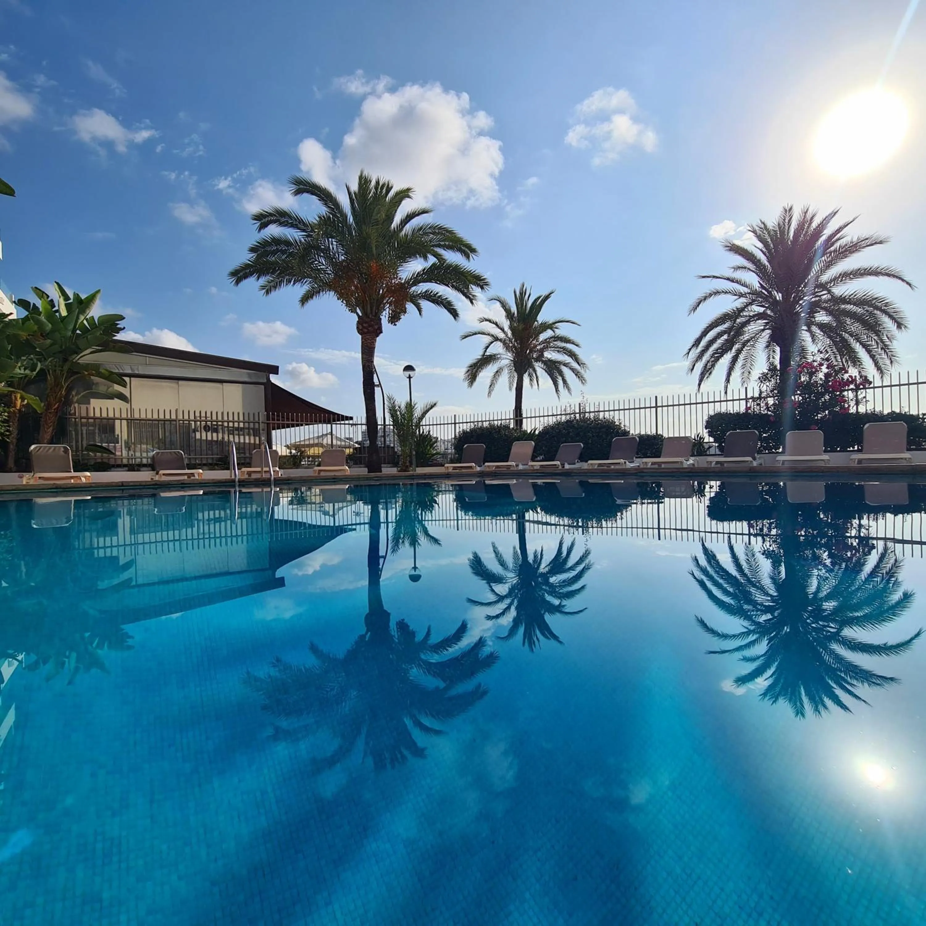 Swimming pool in Apartamentos Llobet Ibiza