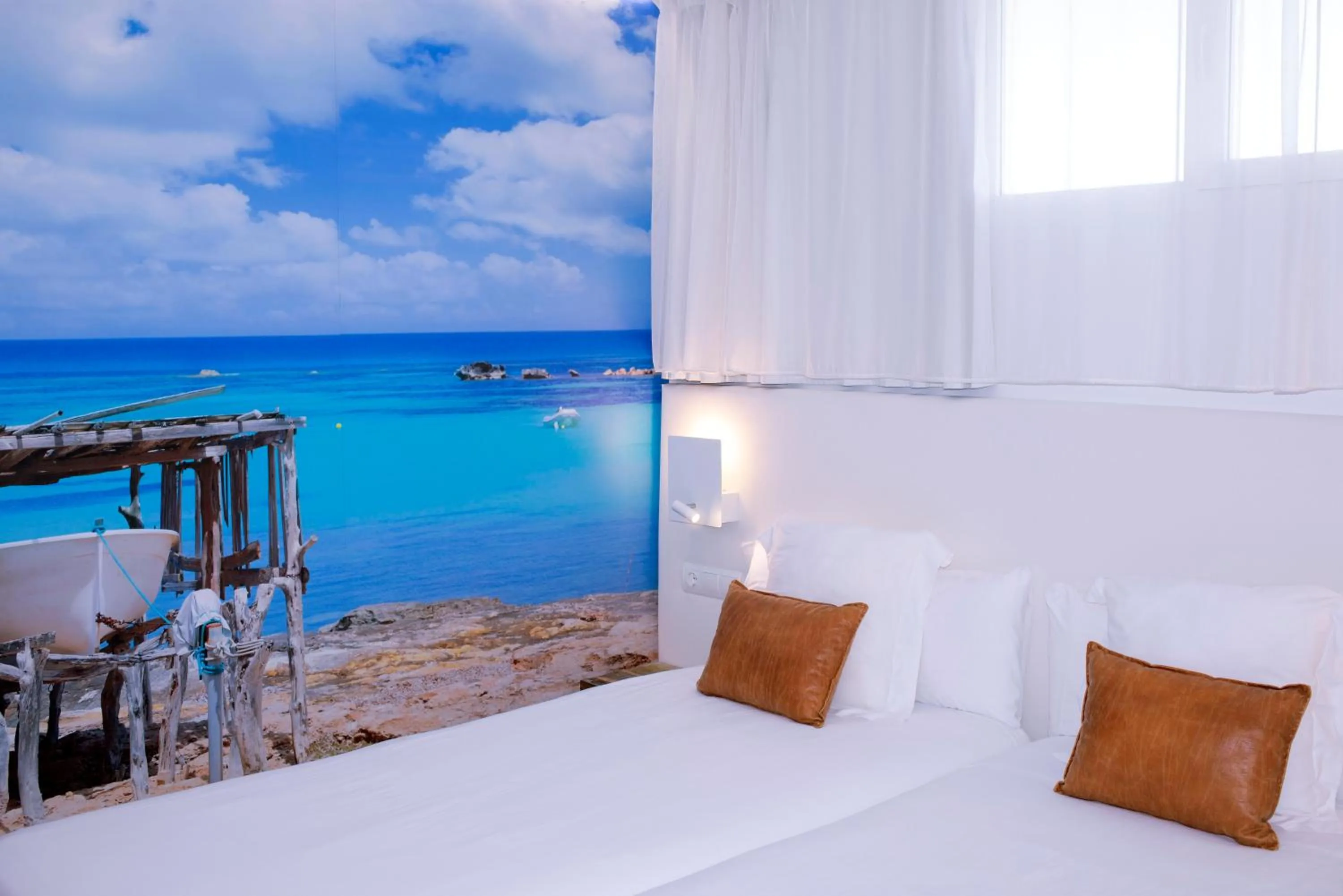 Bed in Apartamentos Llobet Ibiza