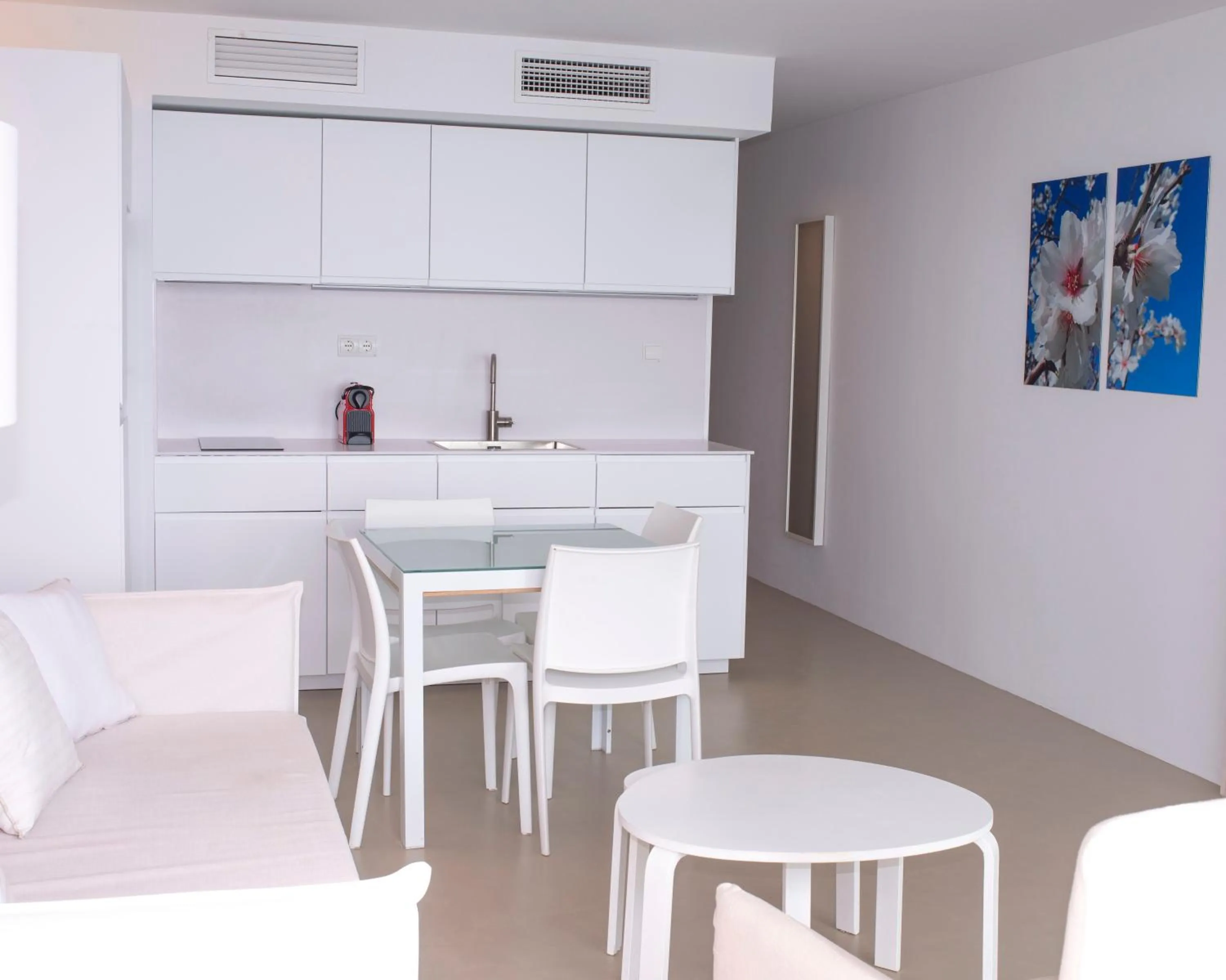 Kitchen or kitchenette in Apartamentos Llobet Ibiza