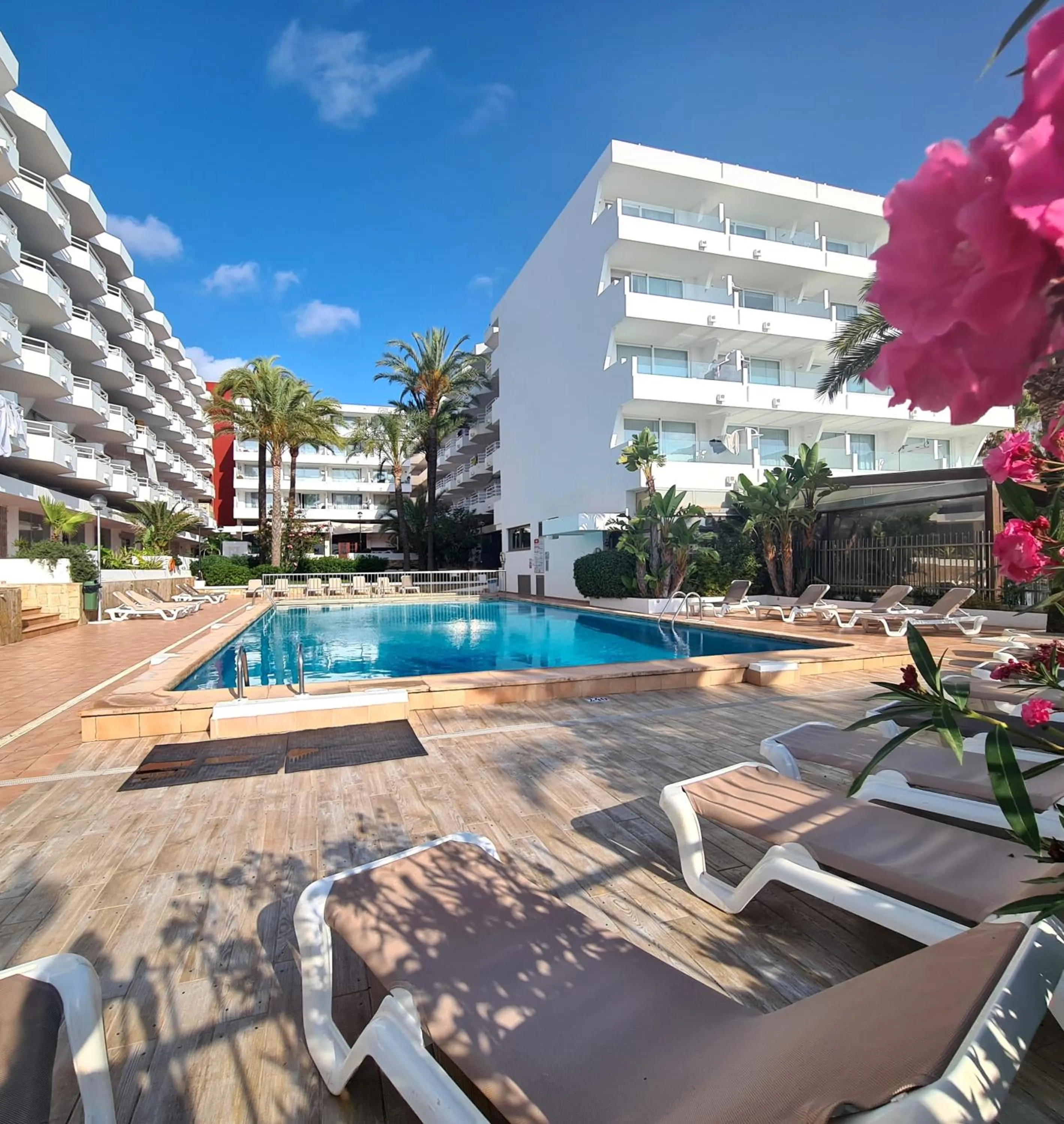 Swimming pool in Apartamentos Llobet Ibiza
