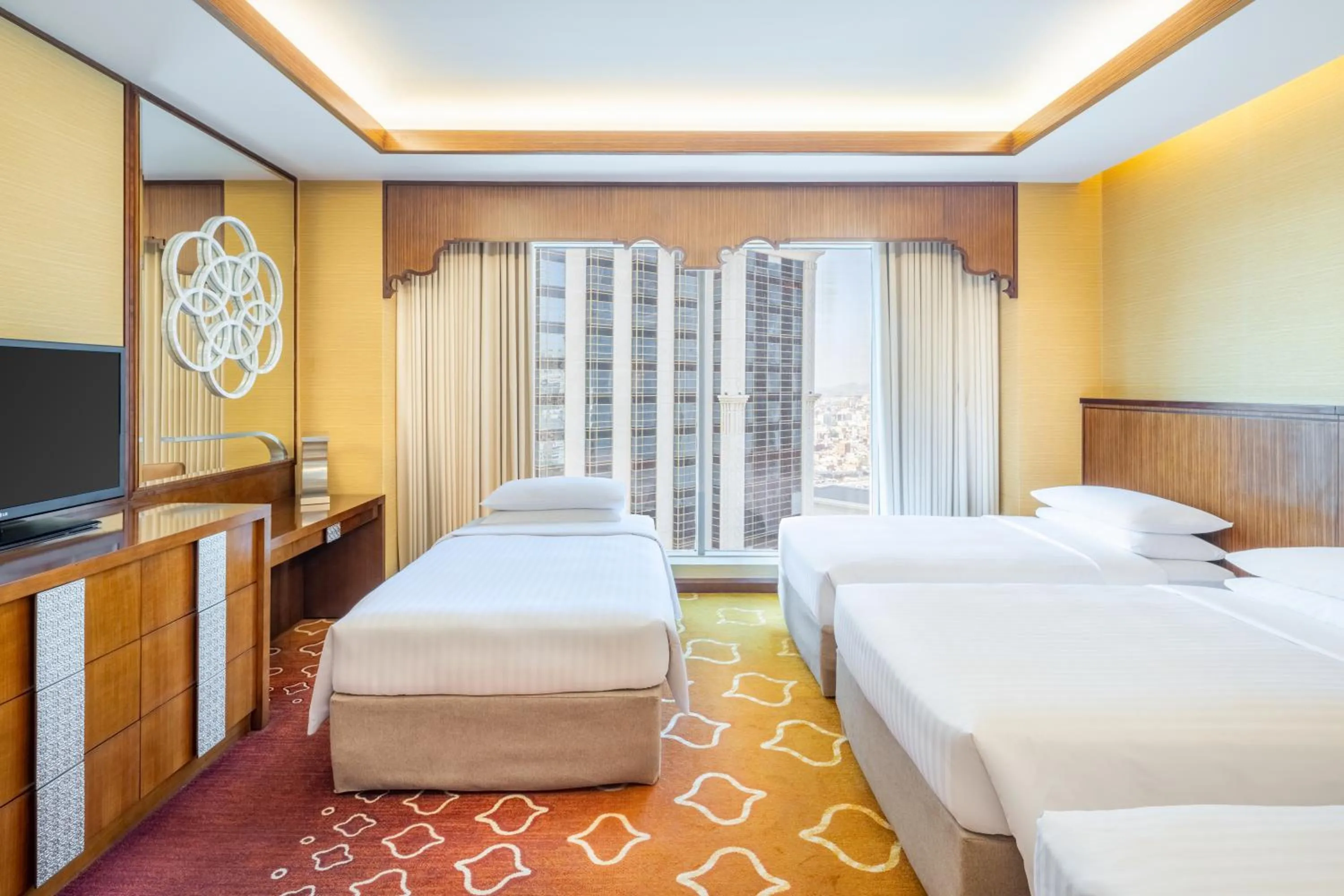 Bedroom, Bed in Marriott Hotel Jabal Omar Makkah