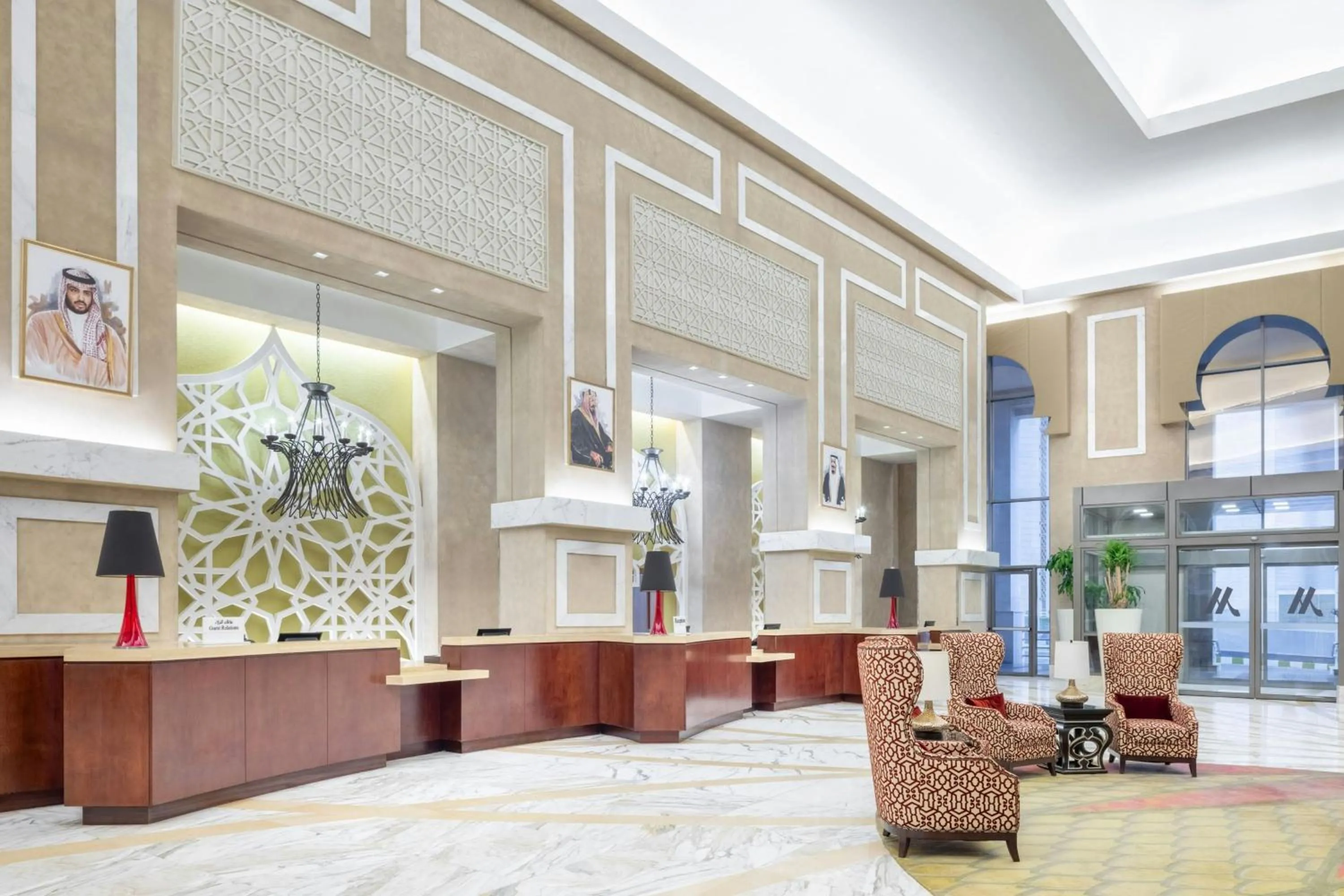 Lobby or reception in Marriott Hotel Jabal Omar Makkah