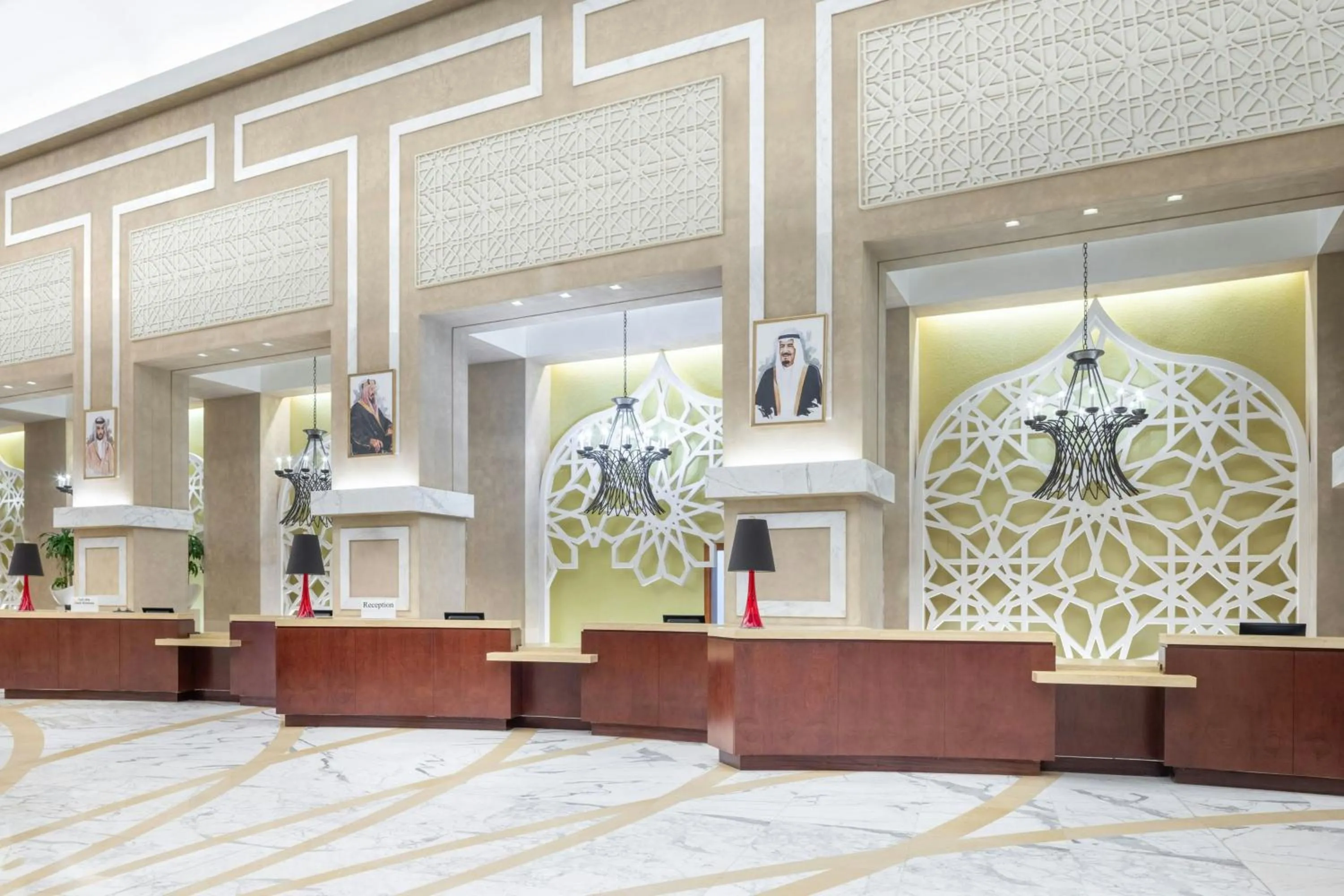 Lobby or reception in Marriott Hotel Jabal Omar Makkah