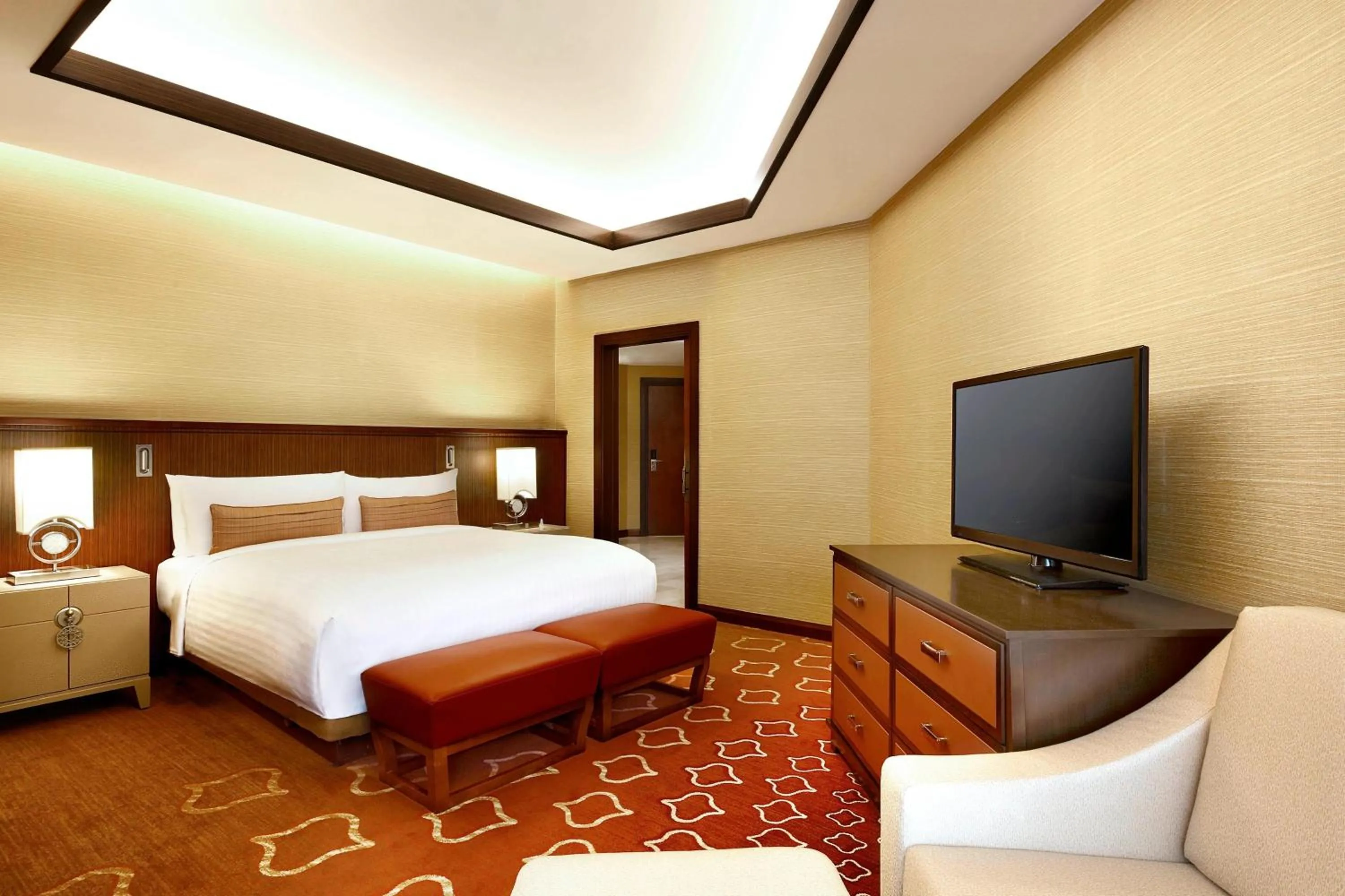 Bedroom, Bed in Marriott Hotel Jabal Omar Makkah