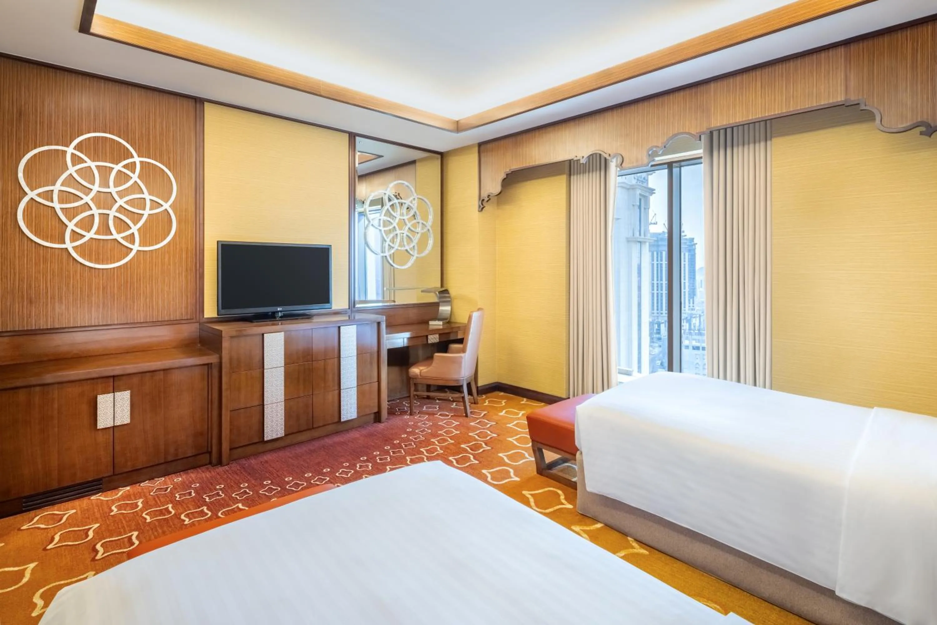 TV and multimedia, Bed in Marriott Hotel Jabal Omar Makkah