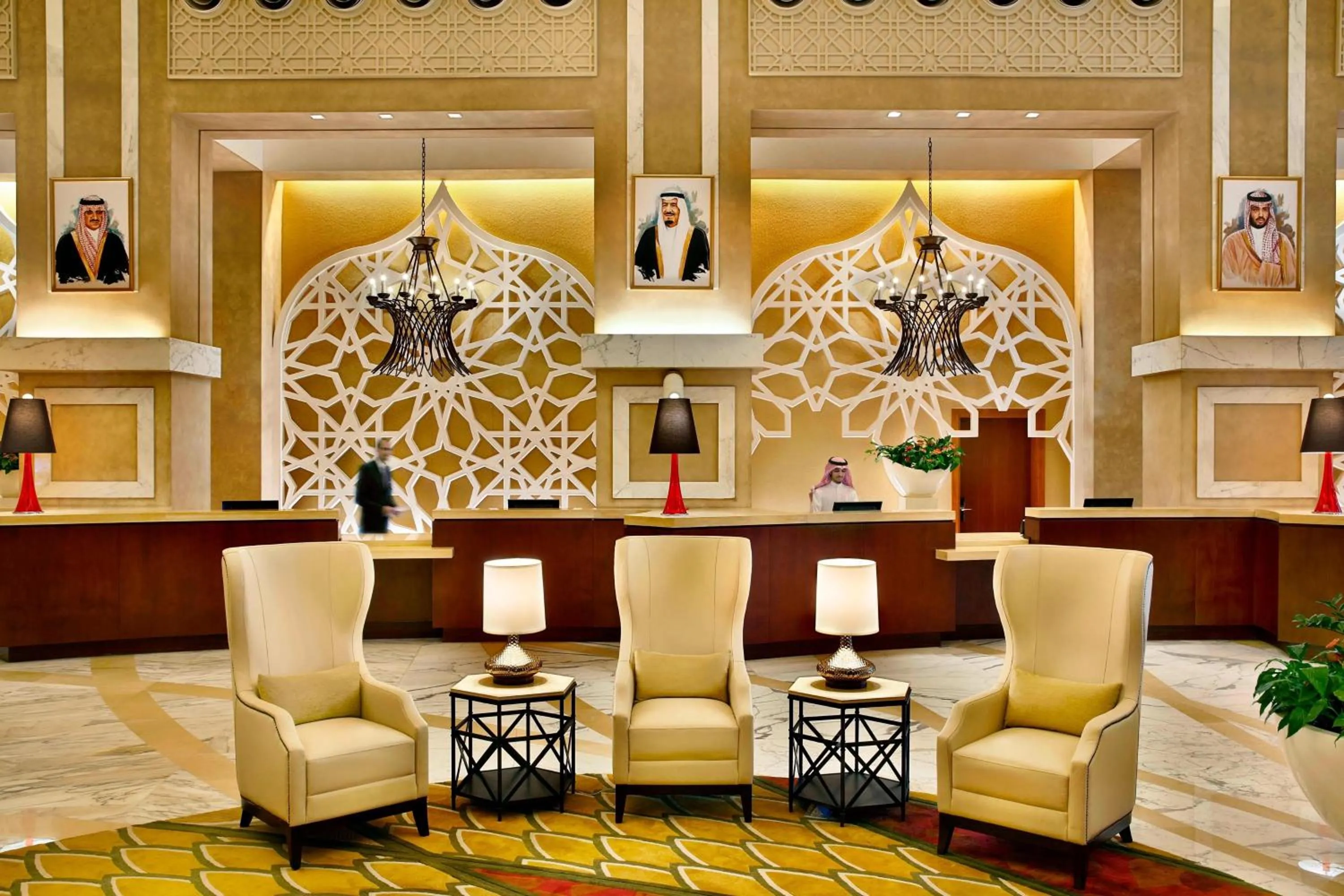 Lobby or reception in Marriott Hotel Jabal Omar Makkah