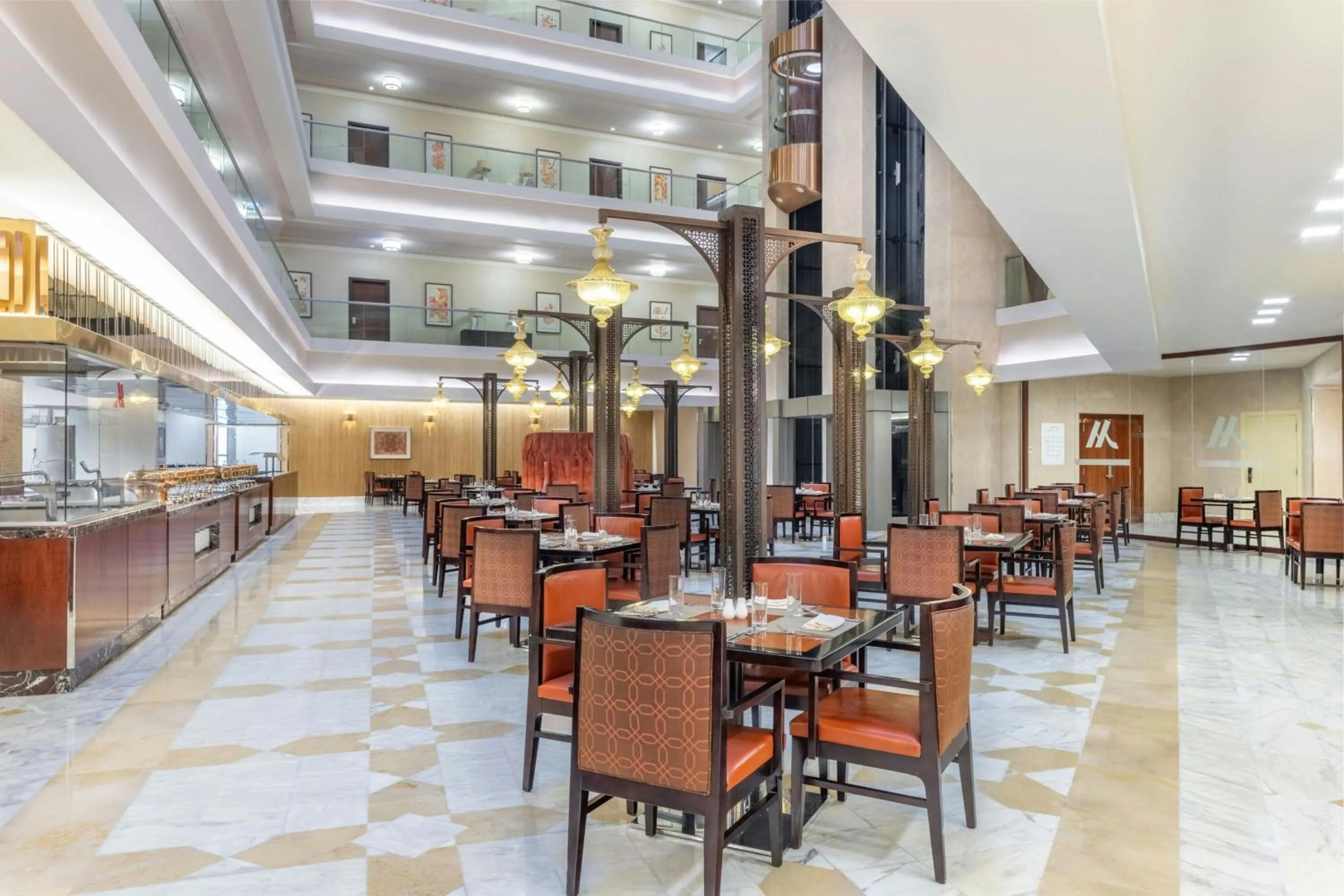 Restaurant/places to eat in Marriott Hotel Jabal Omar Makkah