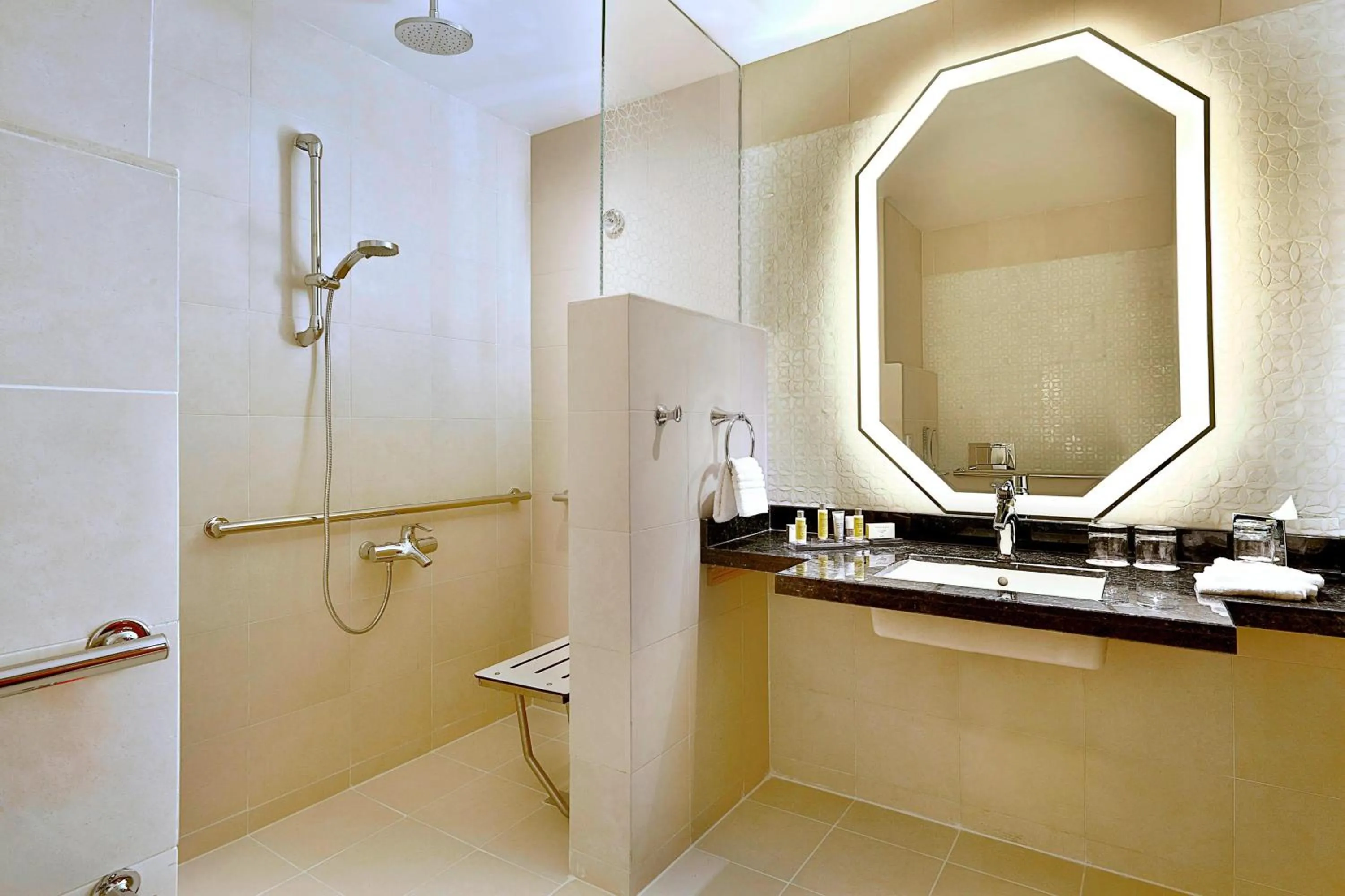 Bathroom in Marriott Hotel Jabal Omar Makkah