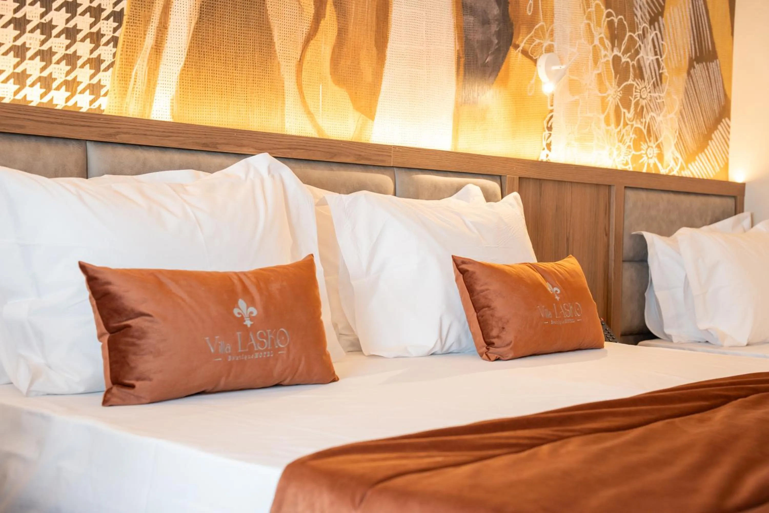 Bed in Vila Lasko Hotel