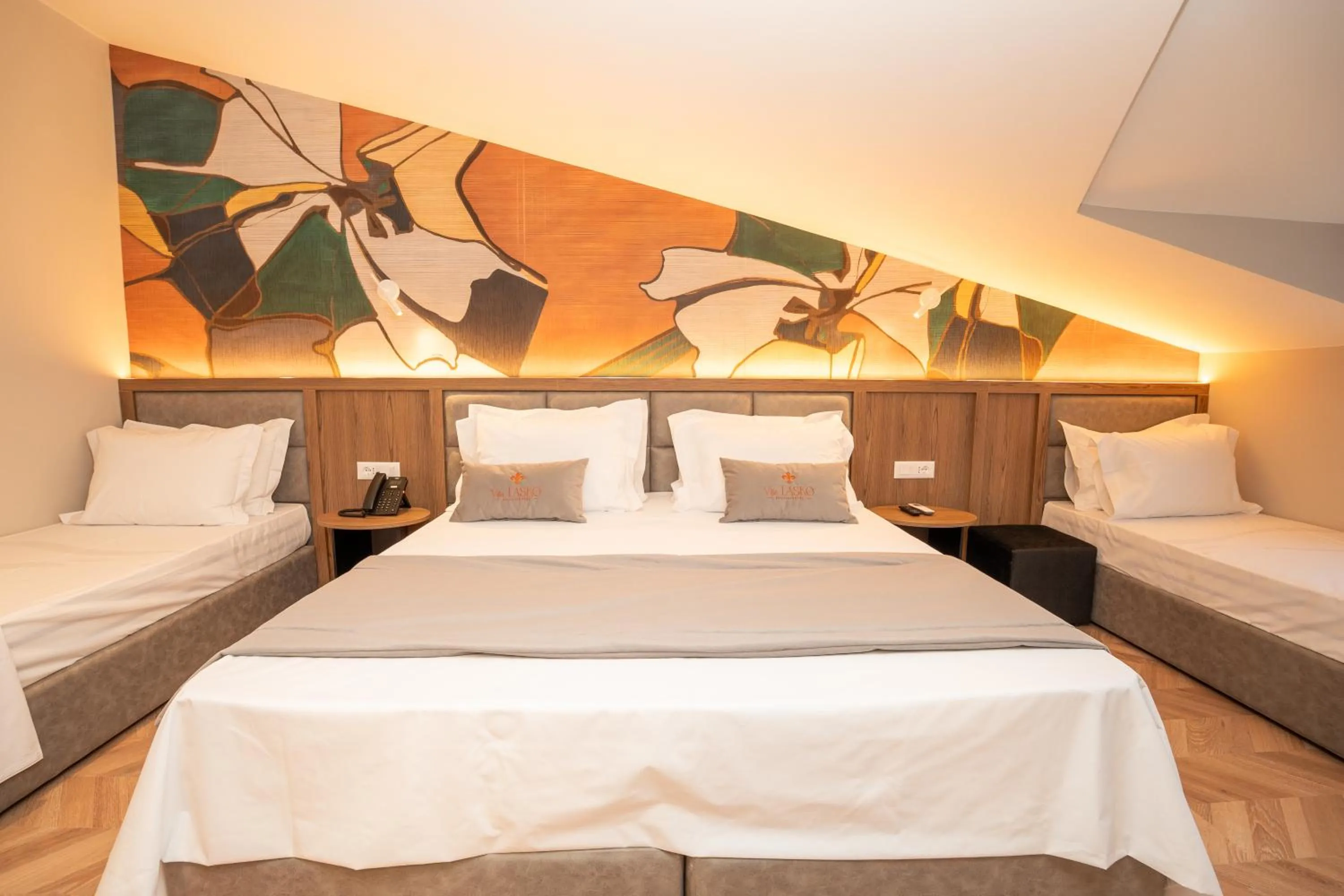 Bed in Vila Lasko Hotel